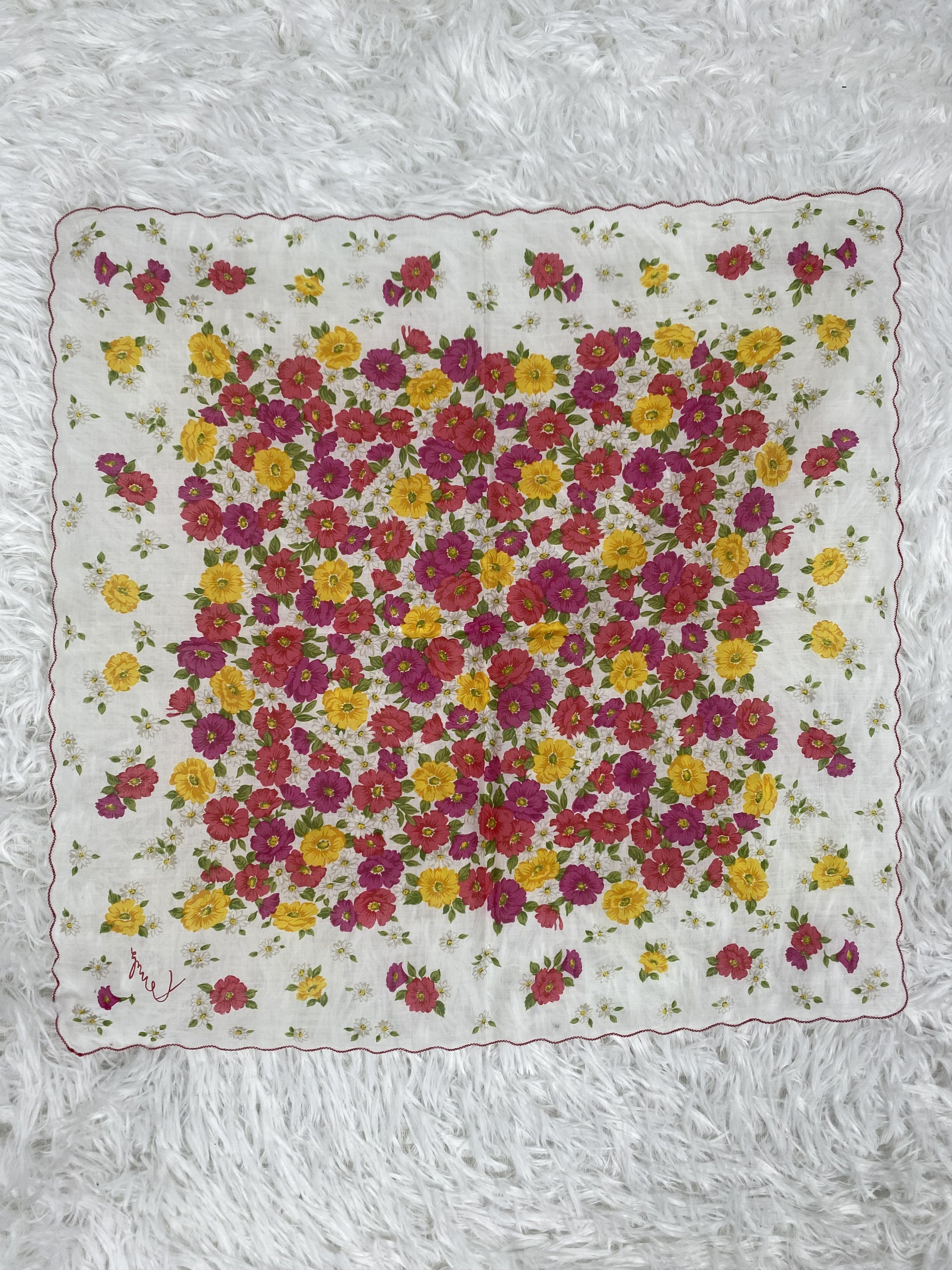 Kenzo Vintage Kenzo Handkerchief Neckerchief PH0346 Size ONE SIZE - 4 Thumbnail