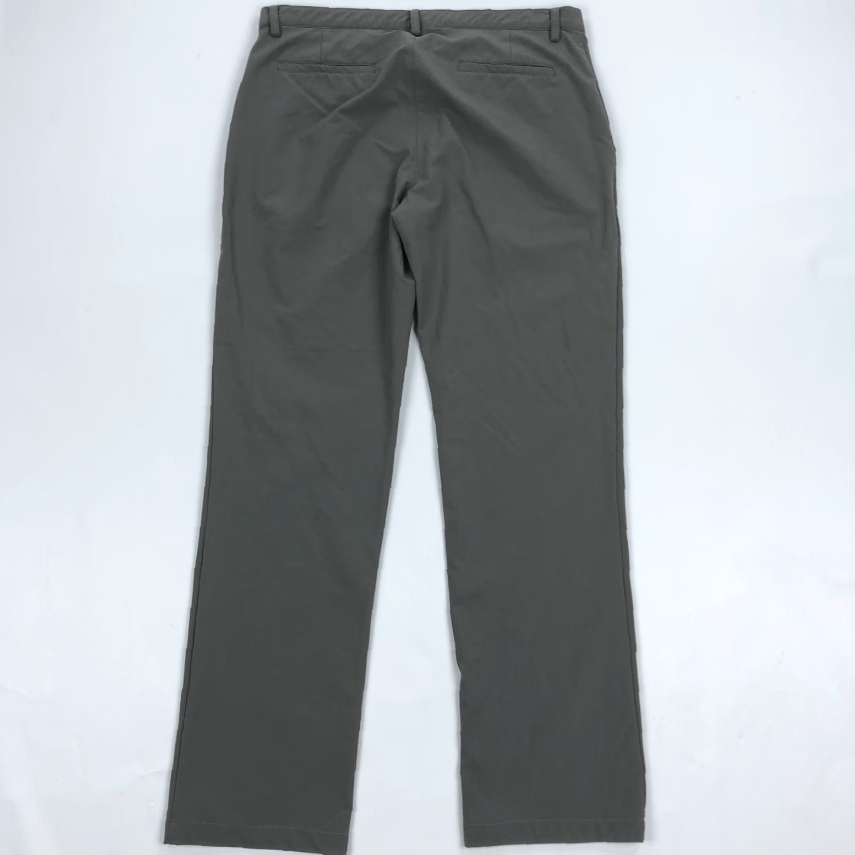 Vintage MINISTRY OF SUPPLY Aviator 2.0 Pants Mens Gray Performance Travel 34x30 Slant Welt Pockets Fly Zip Button Straight Front Size US 34 / EU 50 - 2 Thumbnail