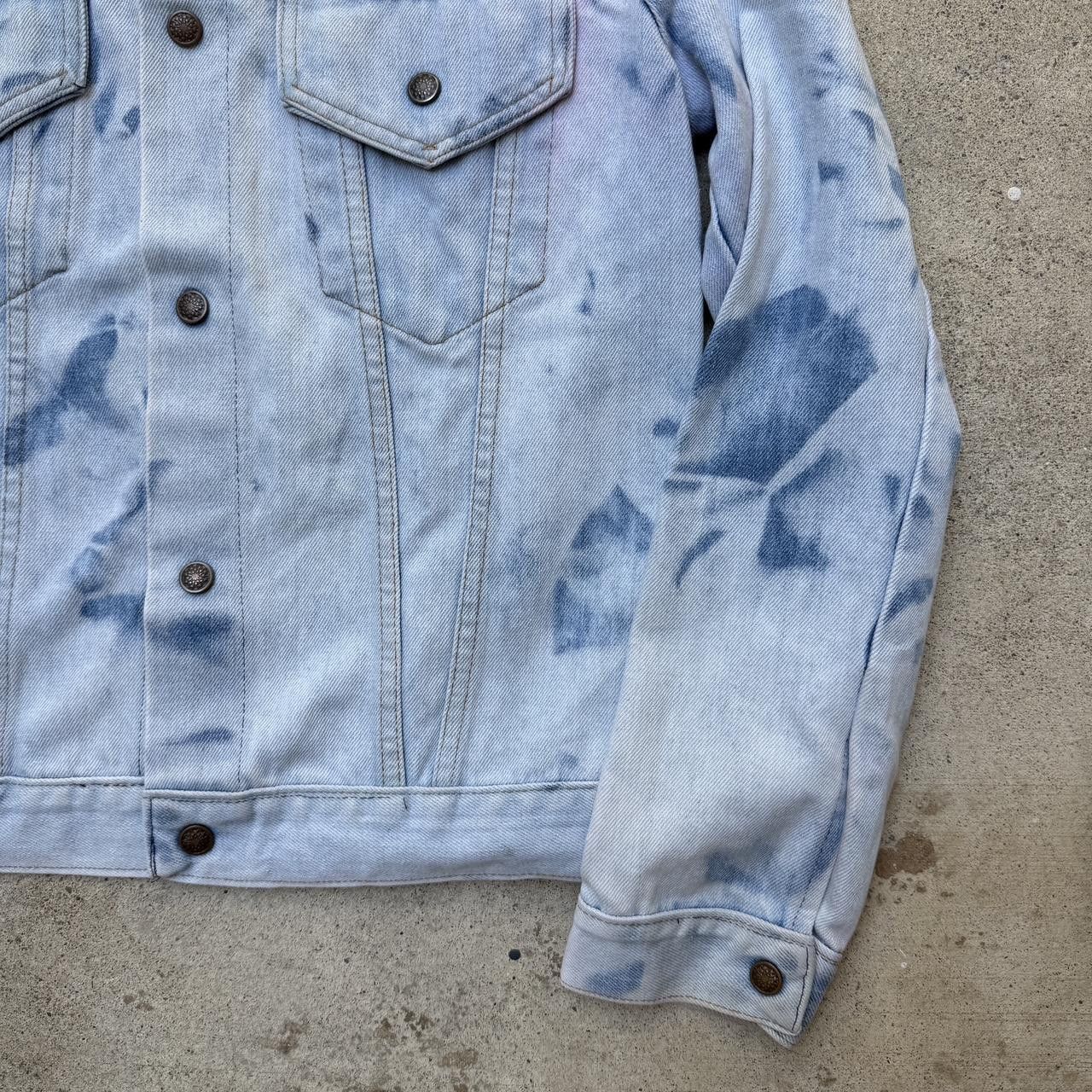 JCPenney vintage jcpenney denim jean jacket tie dye acid bleach Size US M / EU 48-50 / 2 - 5 Thumbnail