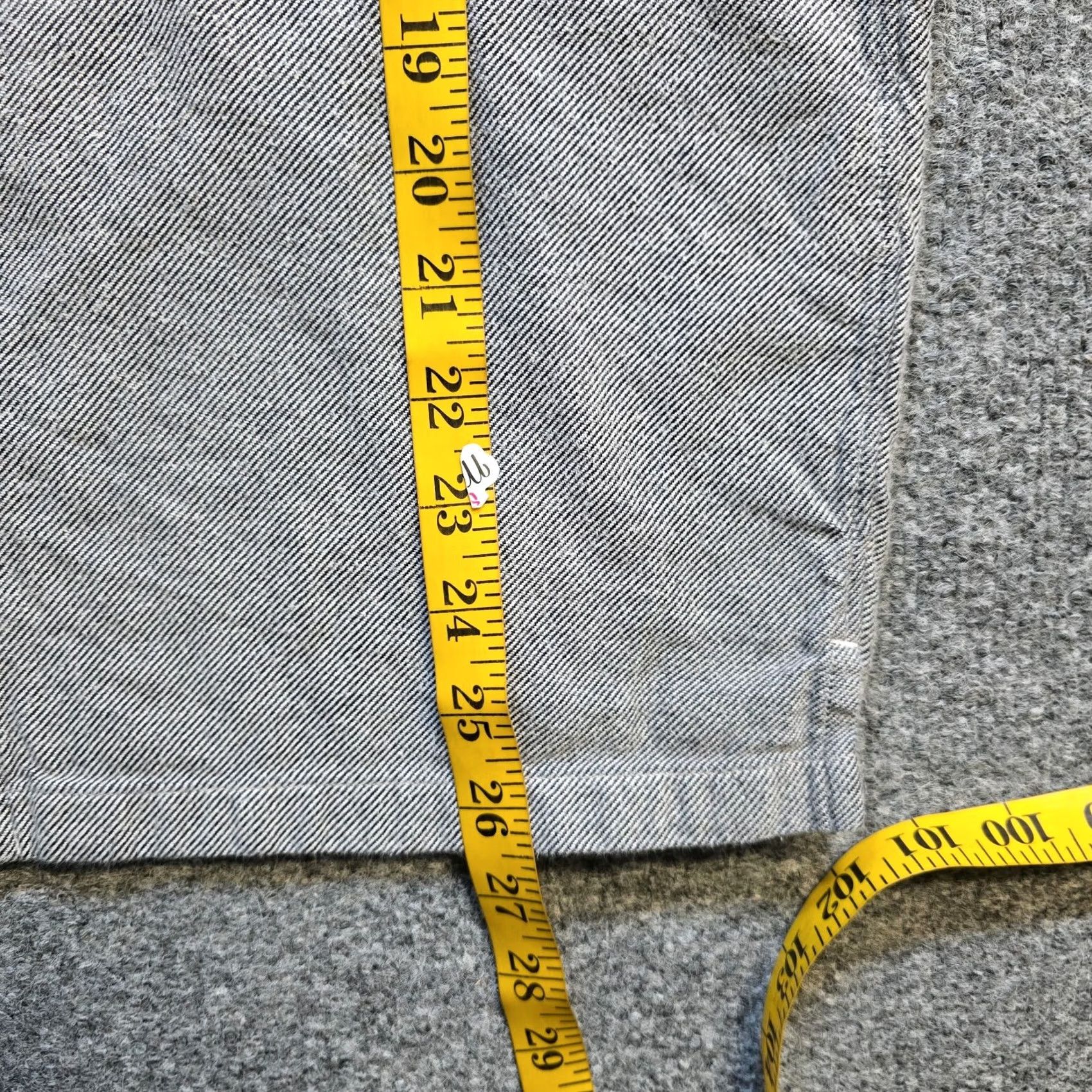 Theory Theory Shirt Men Small Gray Button-Front Long Sleeve Twill Flannel Casual Size US S / EU 44-46 / 1 - 6 Thumbnail