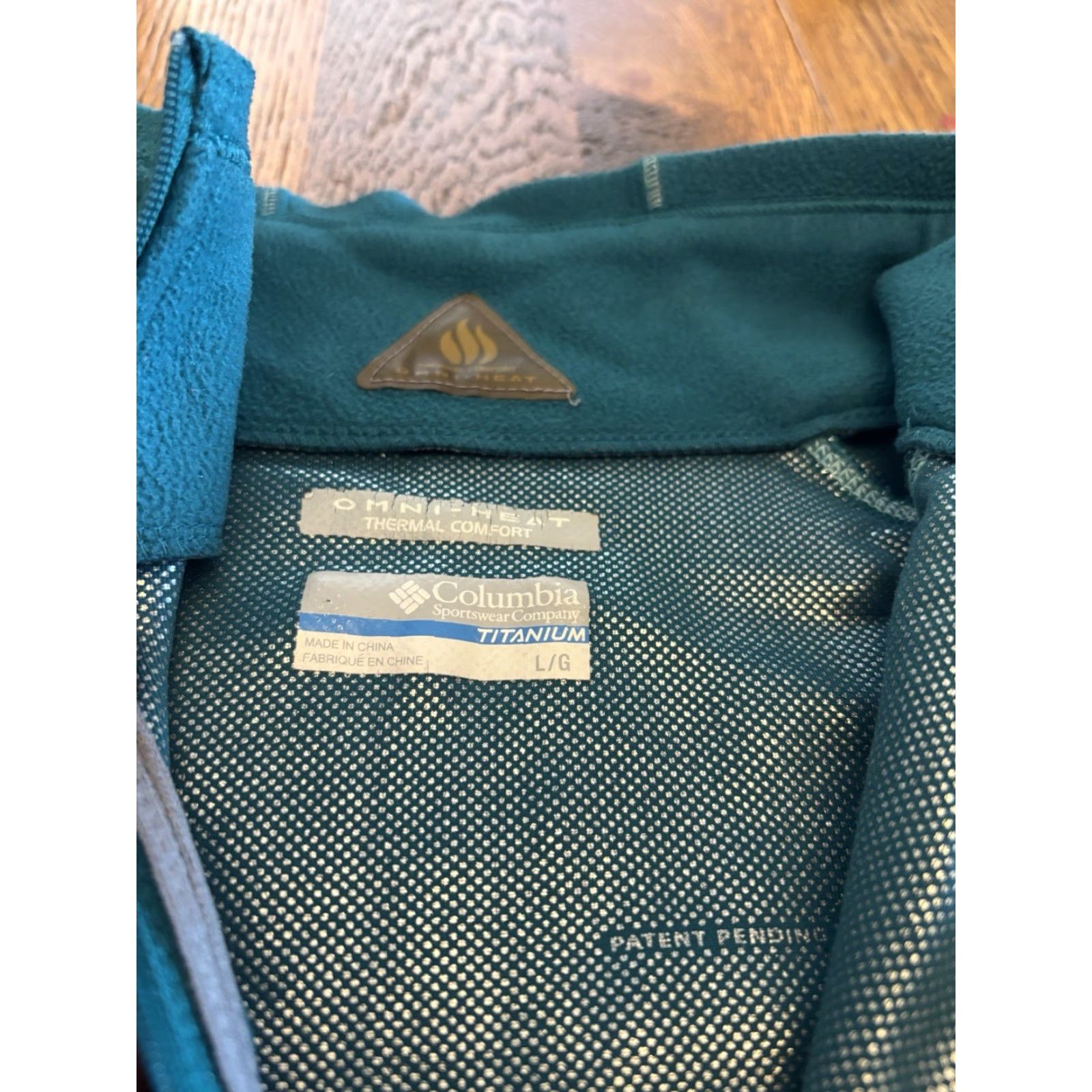 Vintage Columbia Titanium Omni Heat Fleece Quarter Zip Womens L Jacket Green Heated Adulti? Mens? Size L / US 10 / IT 46 - 2 Thumbnail