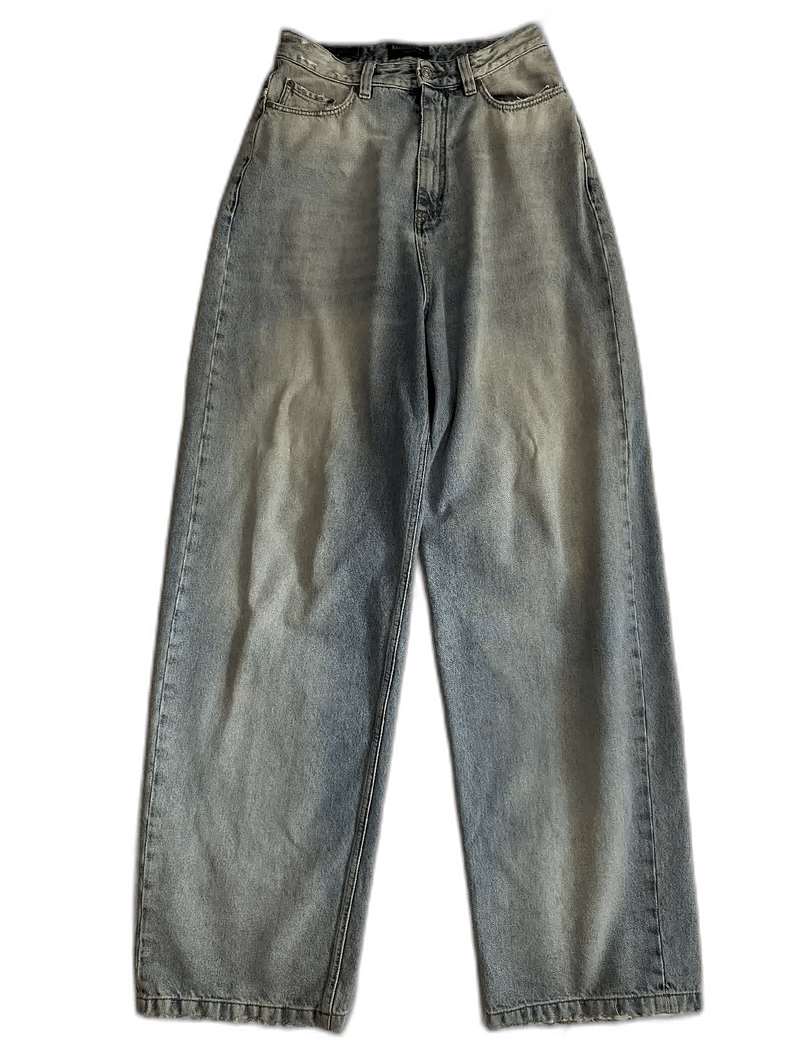 Balenciaga Balenciaga Baggy Wash Vintage Wide Leg Jeans Size US 26 / EU 42 - 1 Thumbnail