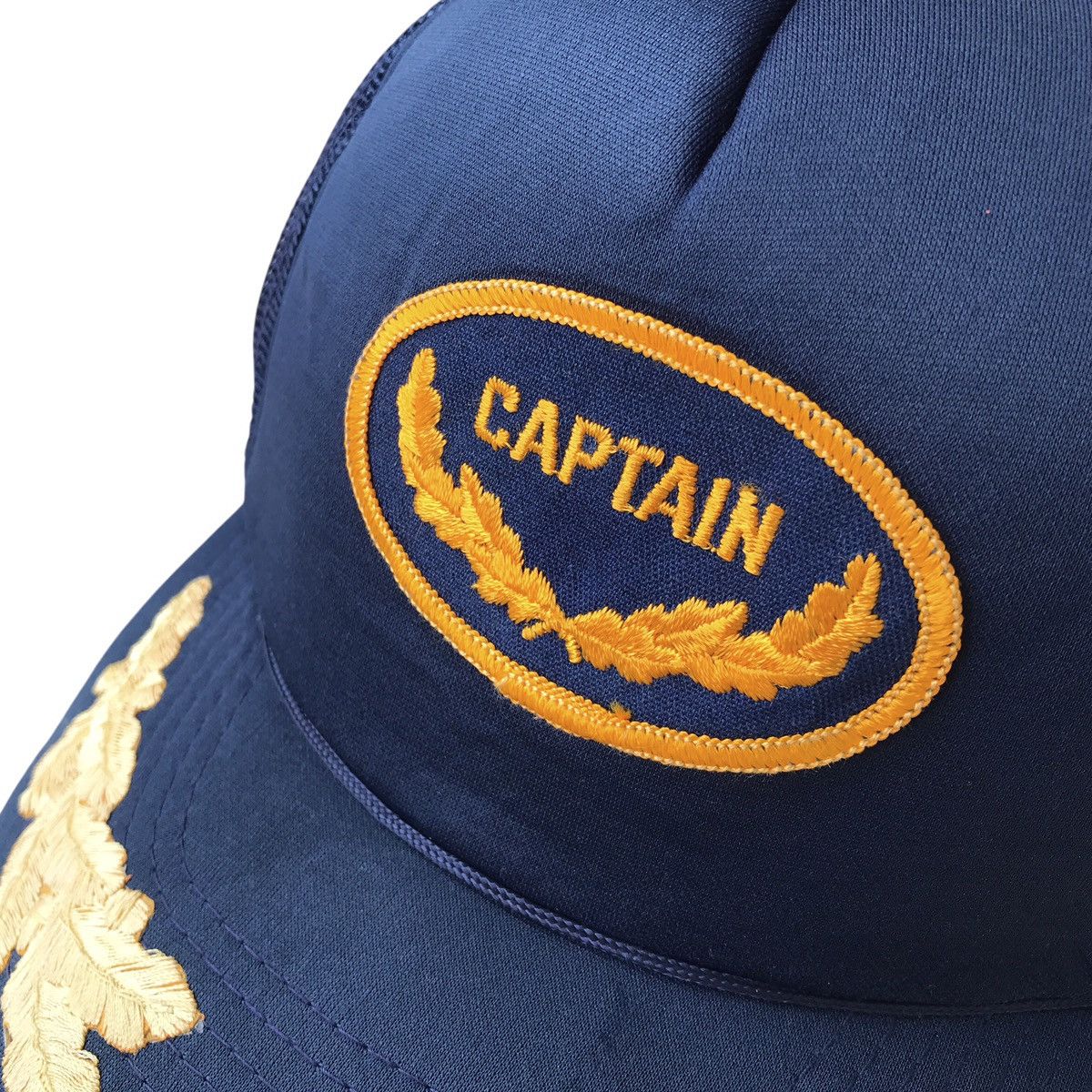 Vintage Captain Vintage 1980s Military Unisex Trucker Cap Size ONE SIZE - 2 Thumbnail
