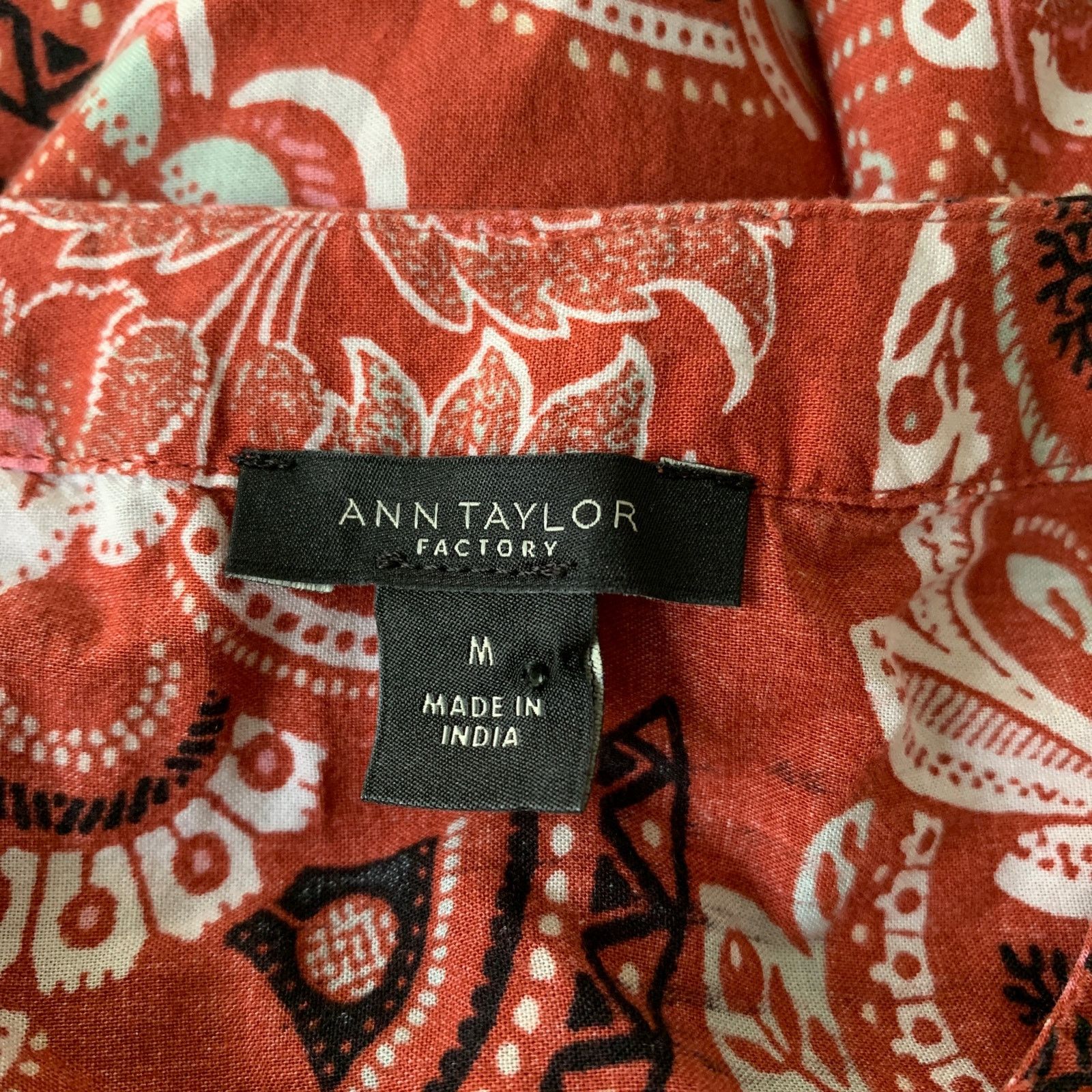 Ann Taylor Ann Taylor Factory Boho Top Cotton Blend Bell Sleeve women M Size M / US 6-8 / IT 42-44 - 10 Thumbnail