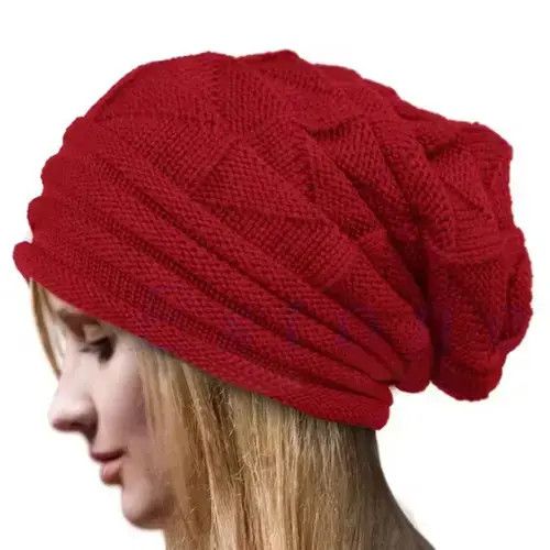 Other Knitted Baggy Beanie Oversized Winter Hat Size ONE SIZE - 1 Thumbnail