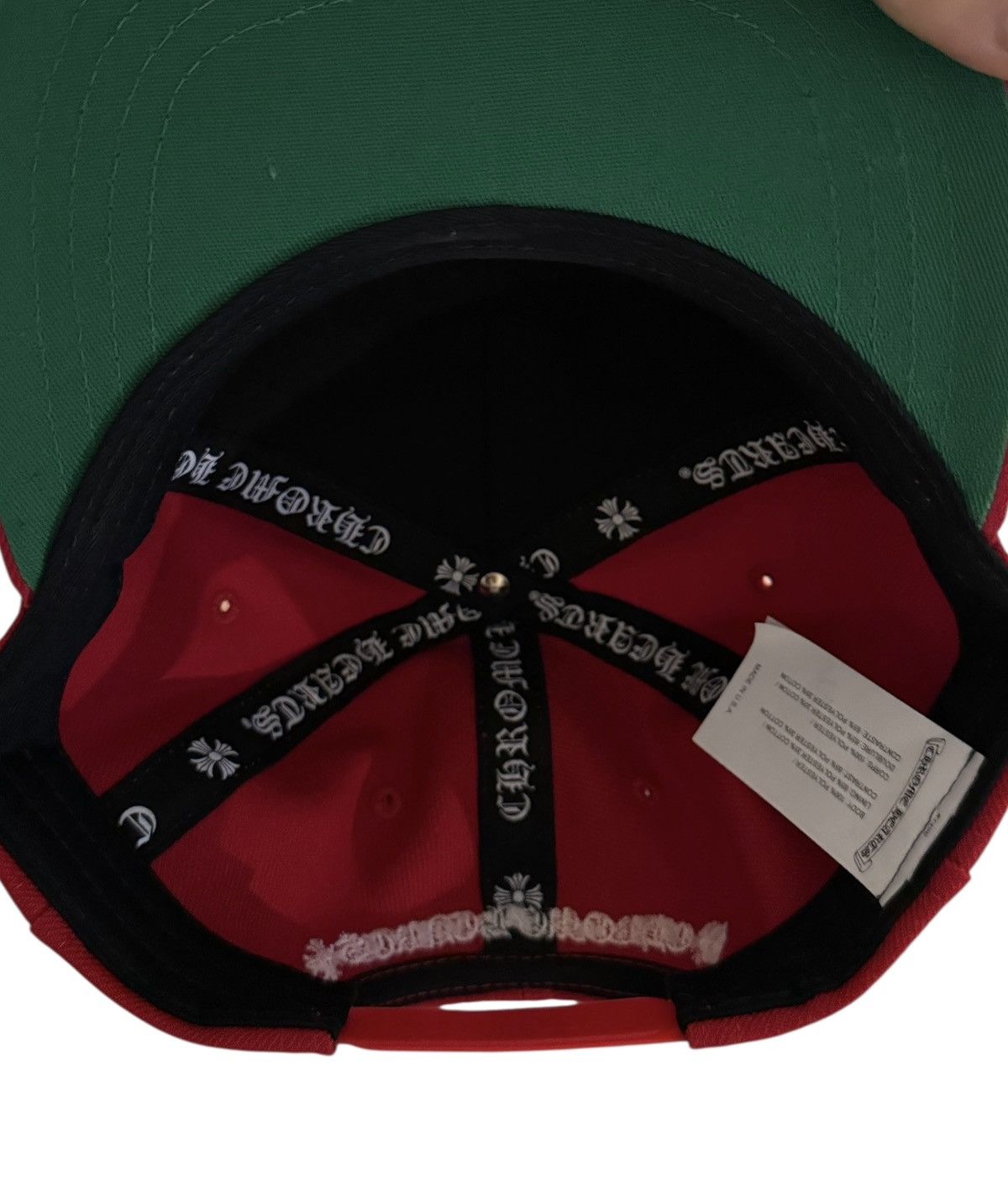 Chrome Hearts Chrome Hearts Red Snapback Size ONE SIZE - 3 Thumbnail