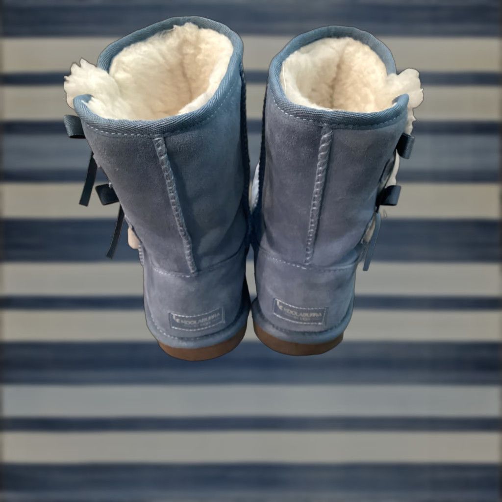 Ugg Koolaburra By UGG Victoria Short Boot Sheepskin Blue 5 Women Womens Bootie 4/5 UK US EU 37 Model 1019372 Size 27" / US 4 / IT 40 - 1 Thumbnail