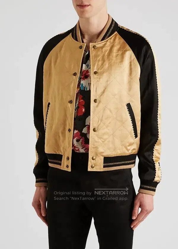 Saint Laurent Paris Saint Laurent Paris Baseball Jacket i Size US M / EU 48-50 / 2 - 8 Thumbnail
