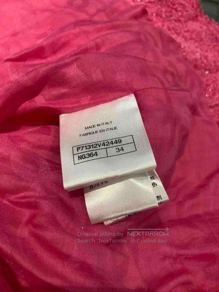 Chanel Chanel 22s Barbie pink bow strap glitter dress Size XXS / US 00 / IT 34 - 5 Thumbnail