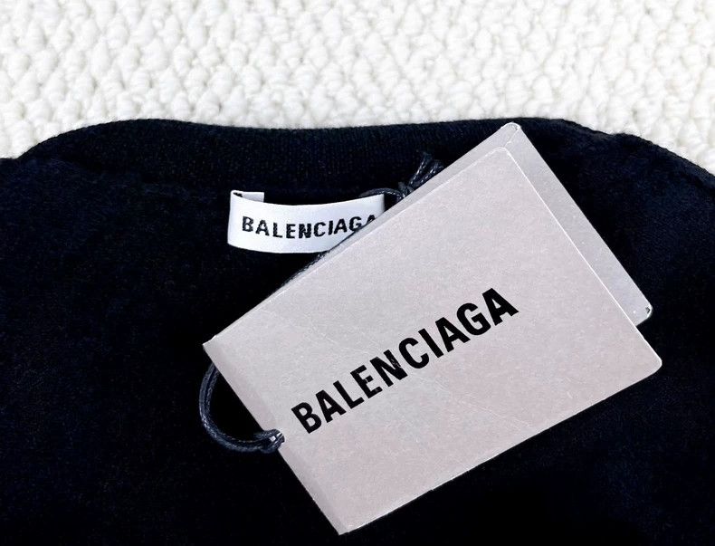 Balenciaga Balenciaga Embroidered double-B wheat-ear monogram logo tu Size US S / EU 44-46 / 1 - 3 Thumbnail