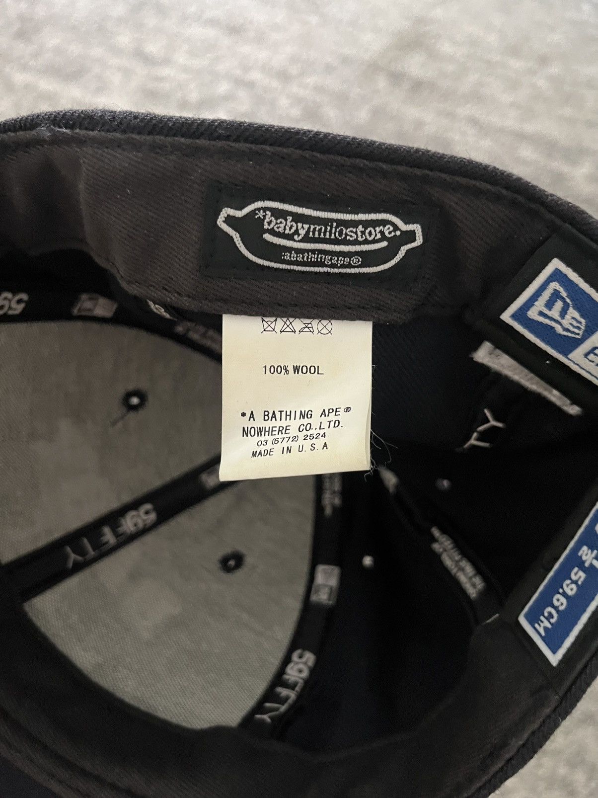 Bape Black Baby Milo Hat/Cap Size ONE SIZE - 5 Thumbnail