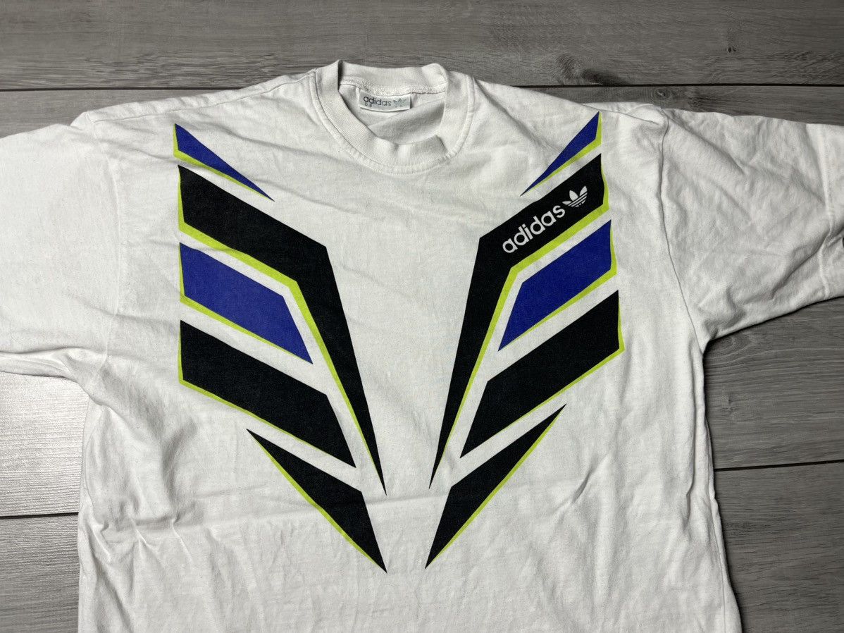 Adidas Vintage Adidas Transformer Logo Line Size Large Size US L / EU 52-54 / 3 - 3 Thumbnail