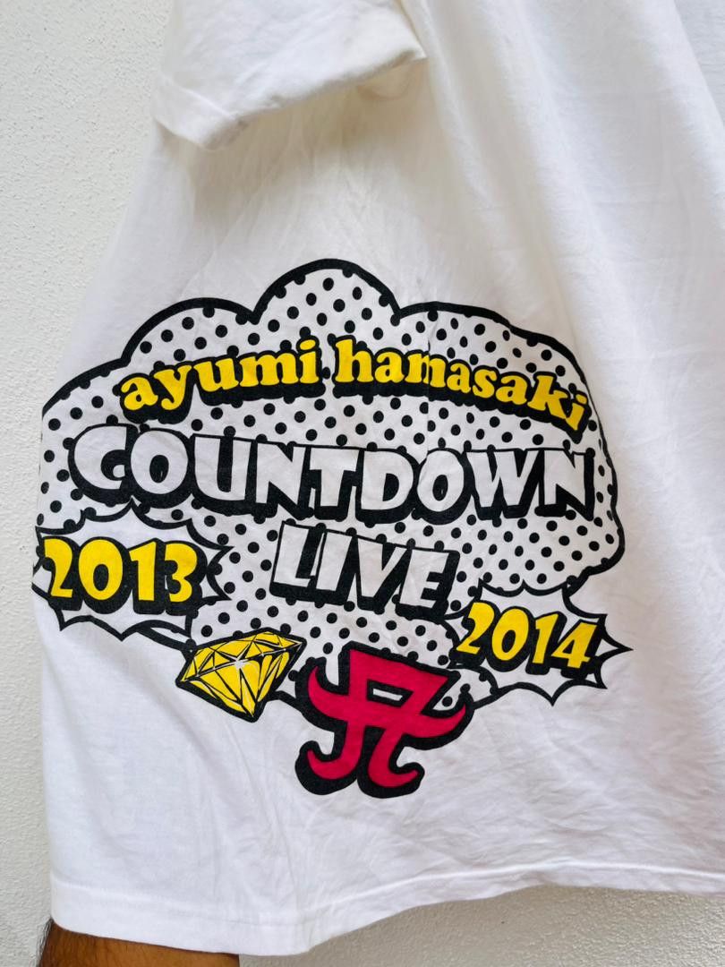 Band Tees × Japanese Brand Vintage Ayumi Hamasaki Countdown Live 2013 2014 Shirt Size US L / EU 52-54 / 3 - 7 Thumbnail