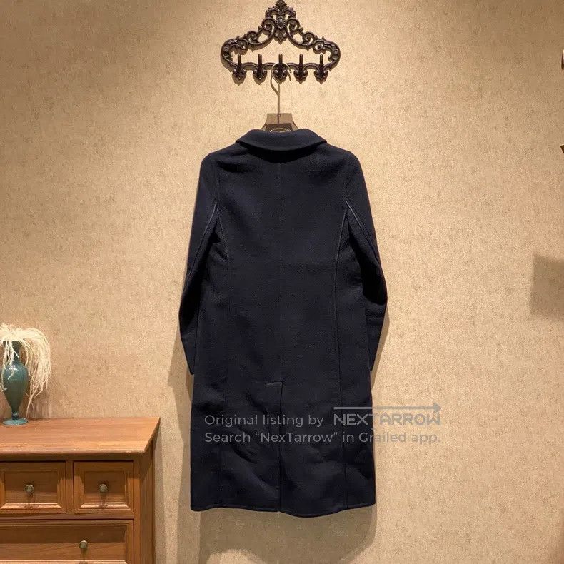 Hermes Hermes Midnight Blue Cashmere Overcoat Size XS / US 0-2 / IT 36-38 - 2 Thumbnail