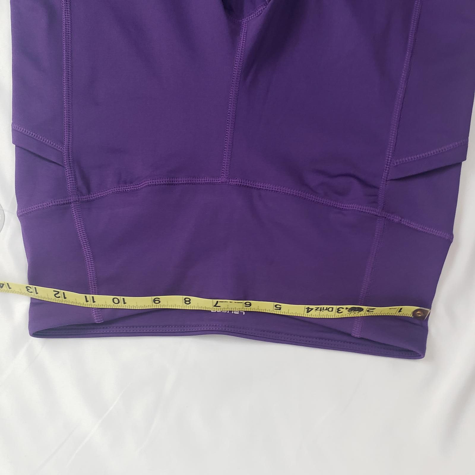 Layer 8 Stylish Purple High-Waisted Leggings with Pockets Size 28" / US 6 / IT 42 - 4 Thumbnail