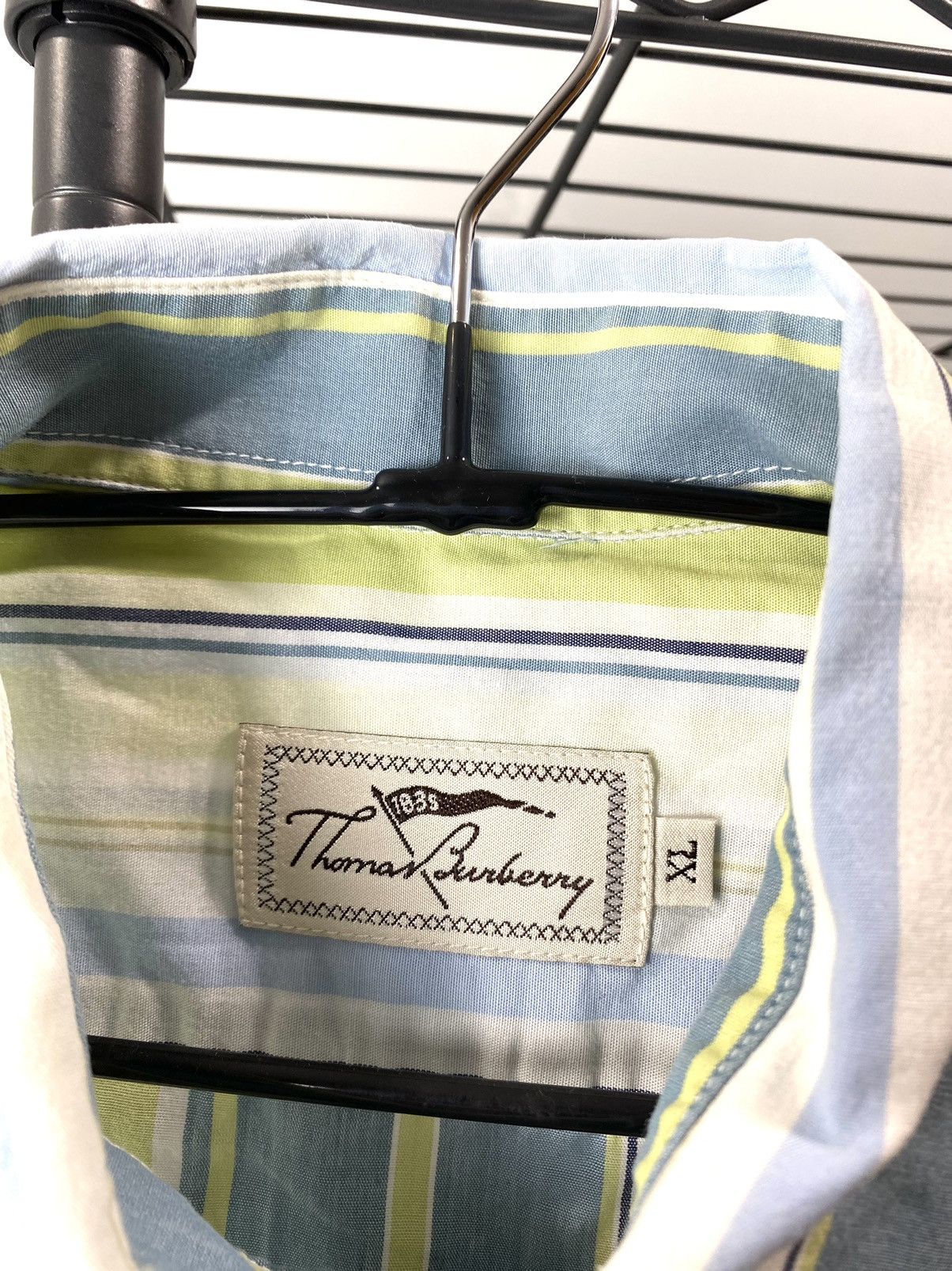 Burberry Vintage 1990’s Thomas Burberry Shirt Tee YSL Prada Size US XL / EU 56 / 4 - 5 Thumbnail