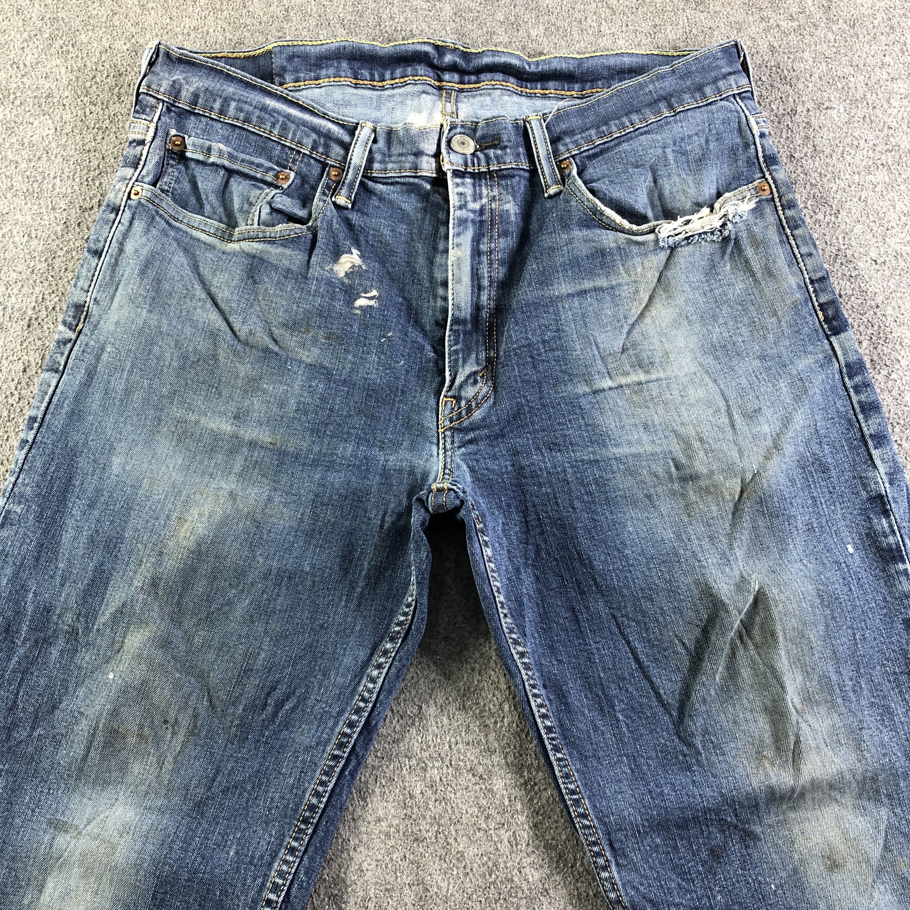 Levi's Vintage Blue Wash Levis 514 Jeans-J4229 Size US 34 / EU 50 - 3 Thumbnail