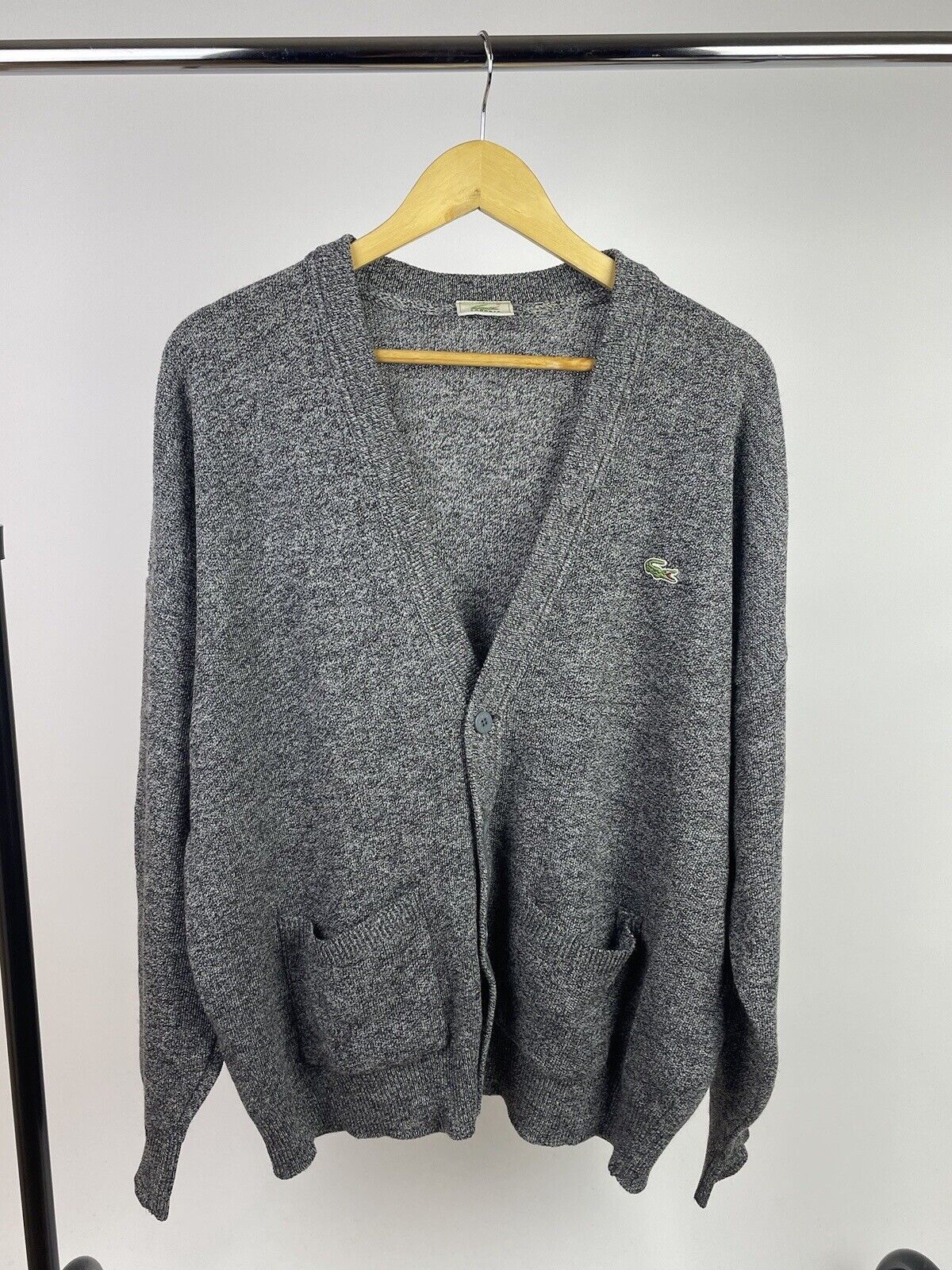 Lacoste Lacoste Vintage 80s 90s Cardigan Sweater Large / 5 Size US L / EU 52-54 / 3 - 1 Thumbnail