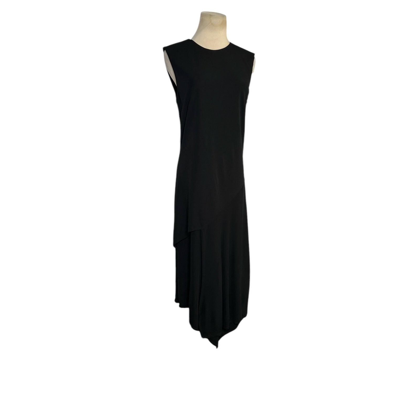 DKNY DKNY black overlay asymmetrical midi dress size Medium Size M / US 6-8 / IT 42-44 - 10 Thumbnail