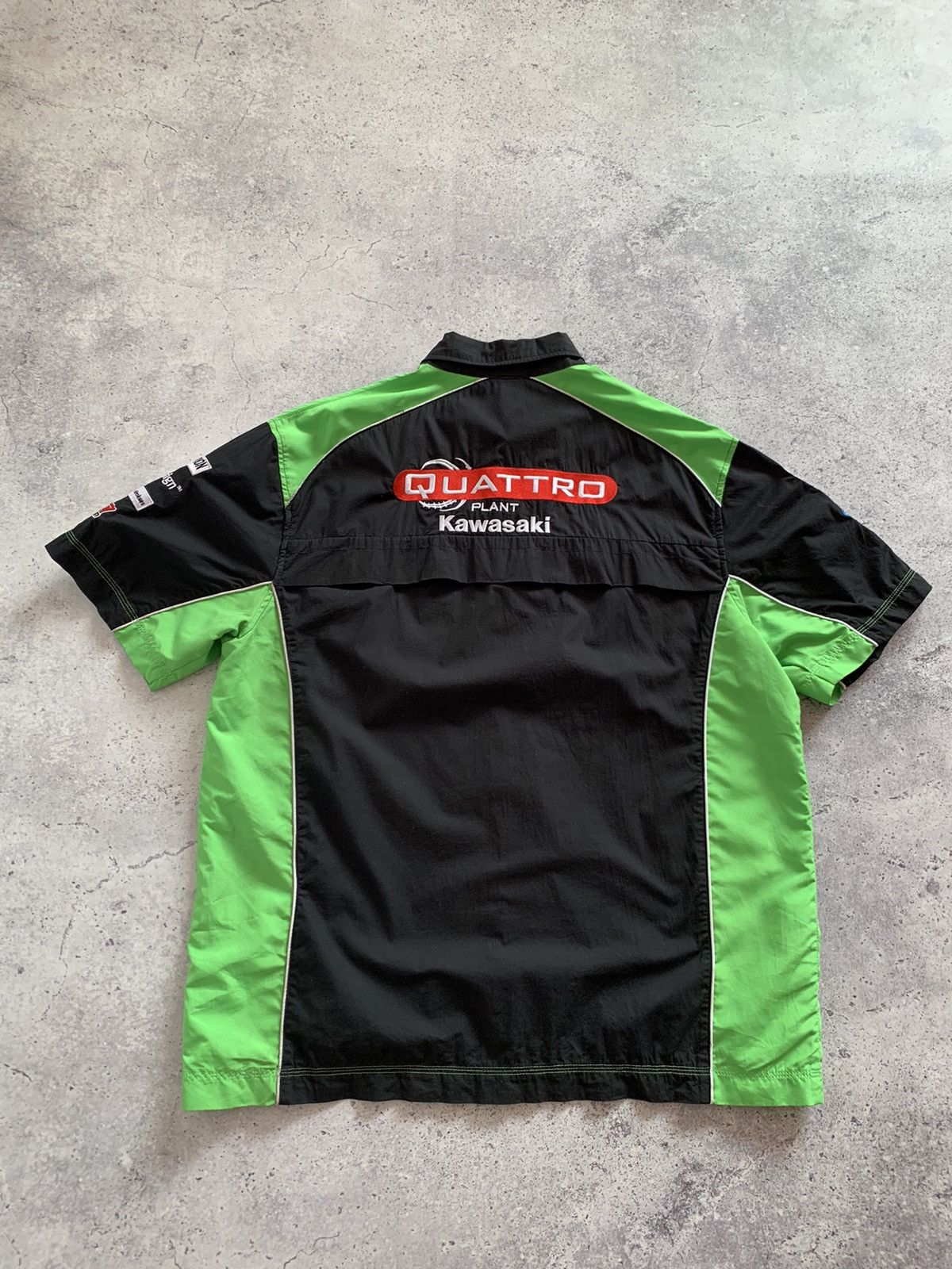 Vintage VTG 90’s Kawasaki Plant Quattro Racing Shirt Size US XL / EU 56 / 4 - 9 Thumbnail