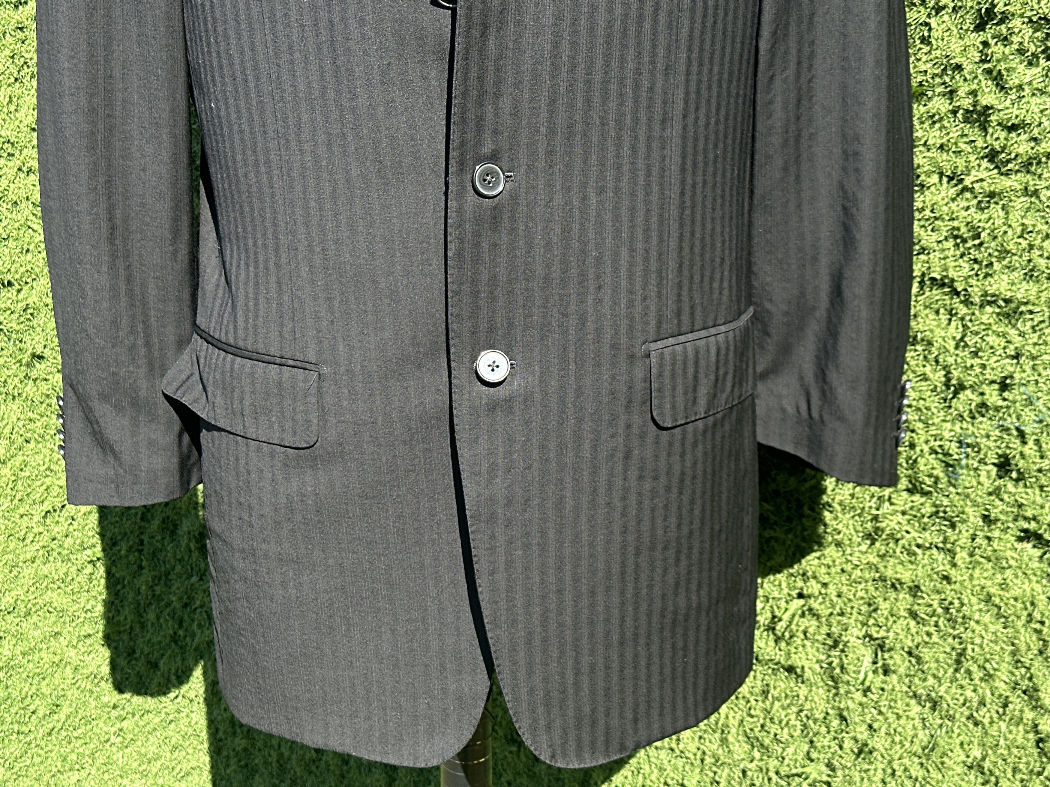 Ermenegildo Zegna Ermenegildo Zegna Soltex Pinstripe Blazer Suit Jacket 50R Size 50R - 6 Thumbnail