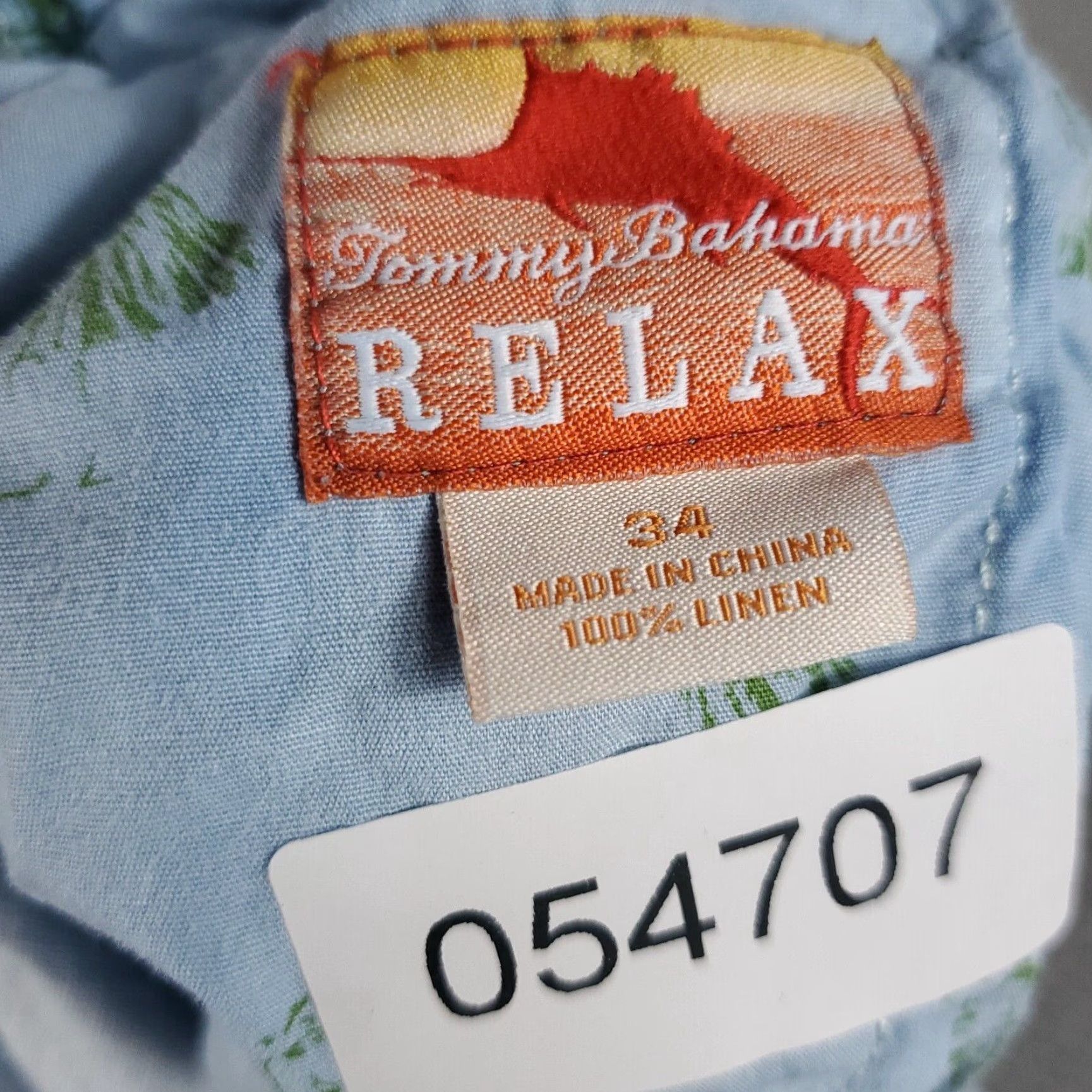 Tommy Bahama VINTAGE Tommy Bahama Cargo Shorts Mens 34 Blue Linen Outdoor Hiking Camping Casual Summer Size US 34 / EU 50 - 7 Thumbnail