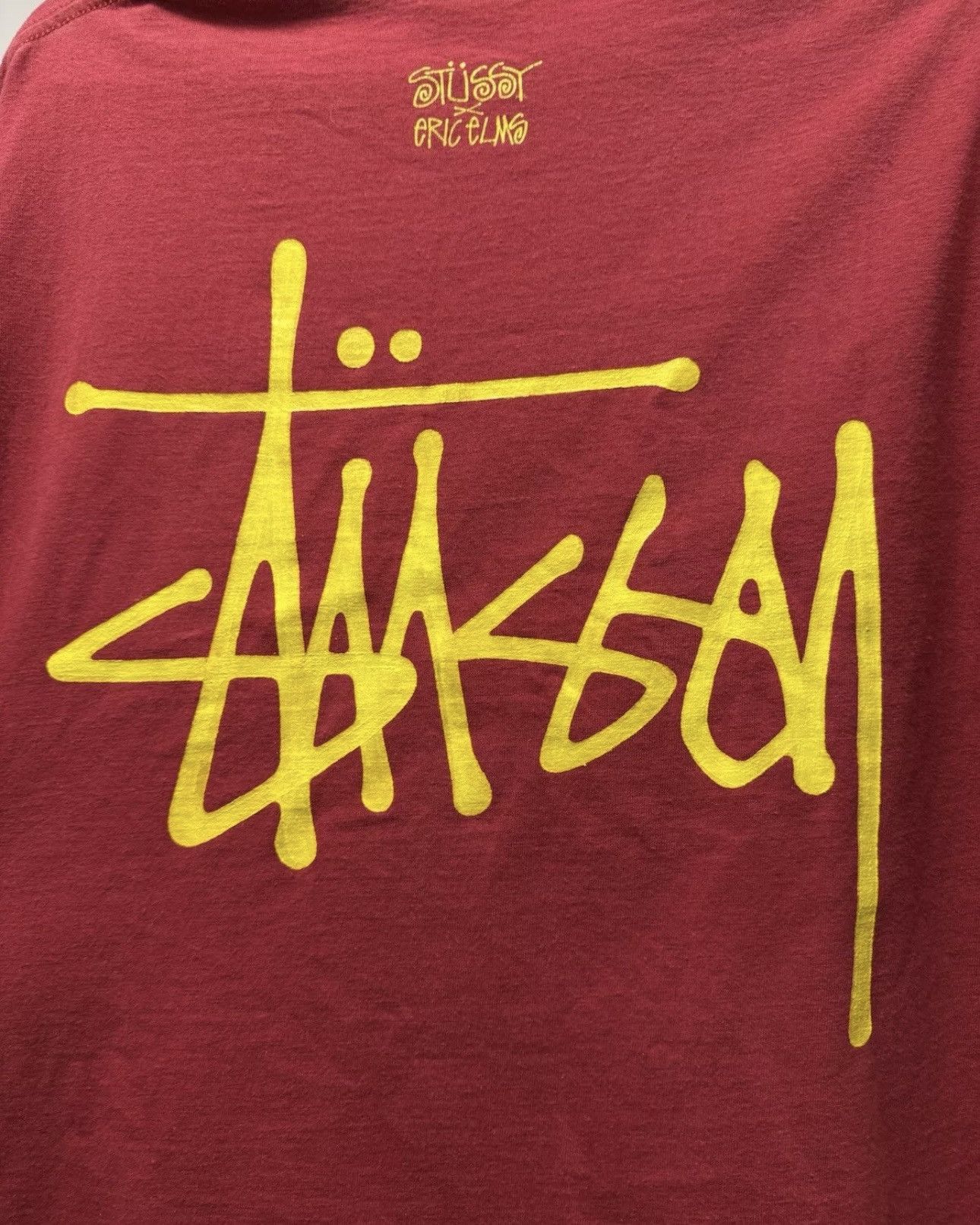 Stussy × Vintage Vintage T Shirt Stussy Eric Elms Built Destroy Size US L / EU 52-54 / 3 - 3 Thumbnail