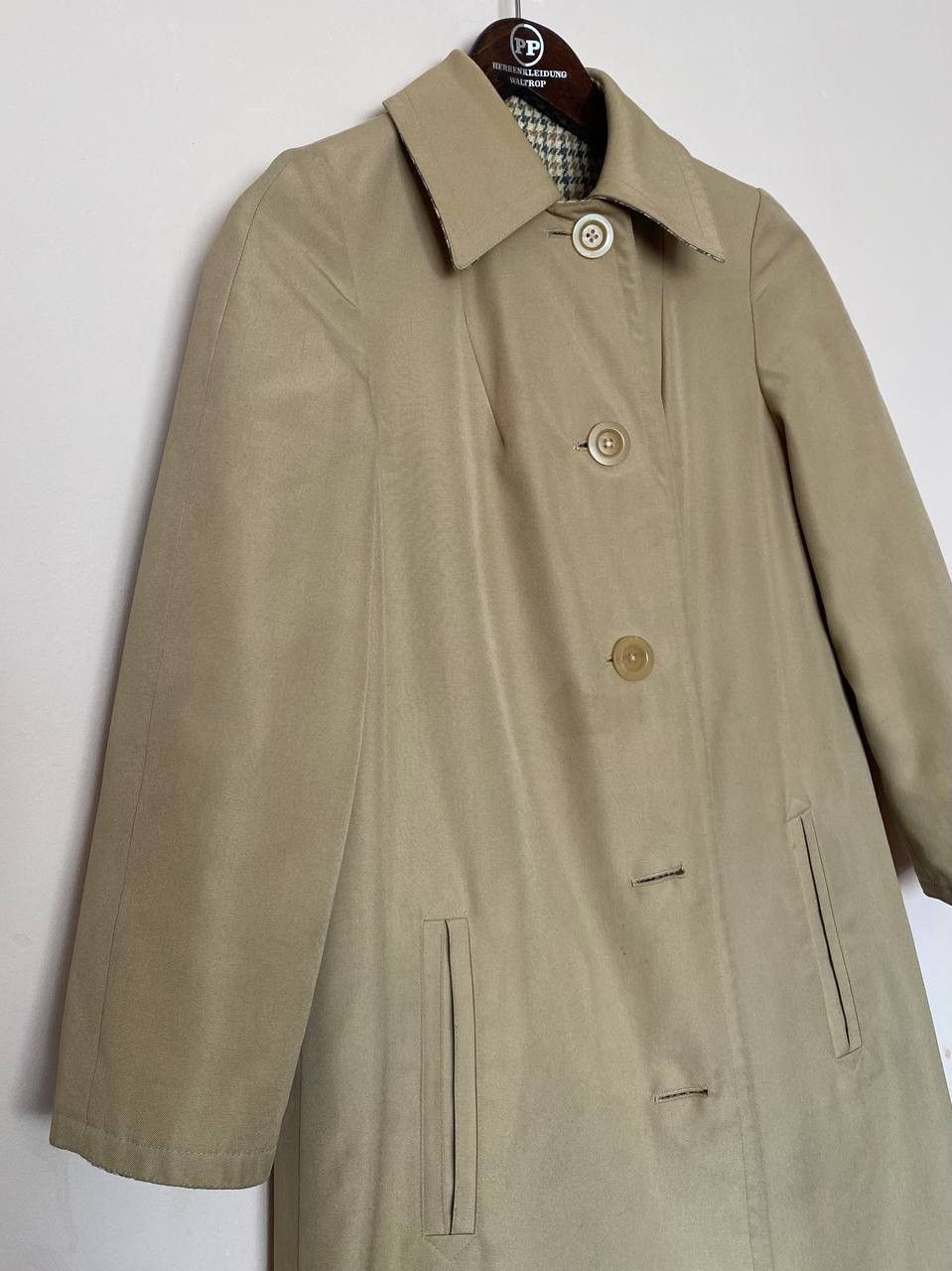 Aquascutum 🔥 VTG AQUASCUTUM REVERSIBLE TRENCH COATS WOOL Size XS / US 0-2 / IT 36-38 - 15 Thumbnail