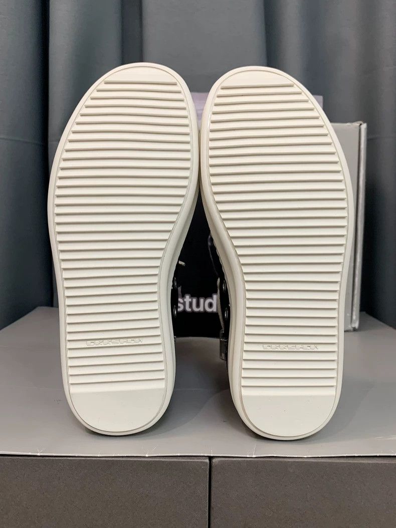 Rick Owens Rick Owens Black and white high-top canvas sneakers Size US 10 / EU 43 - 8 Thumbnail
