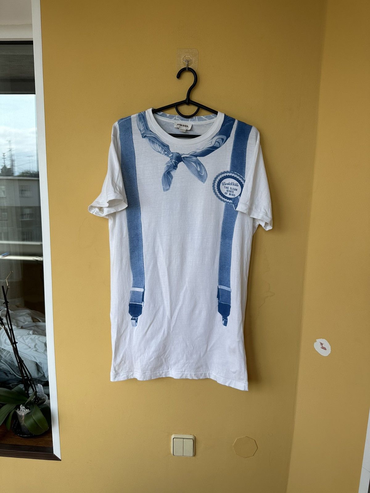 rare Diesel Workwear - The Clean of Mind t shirt size L