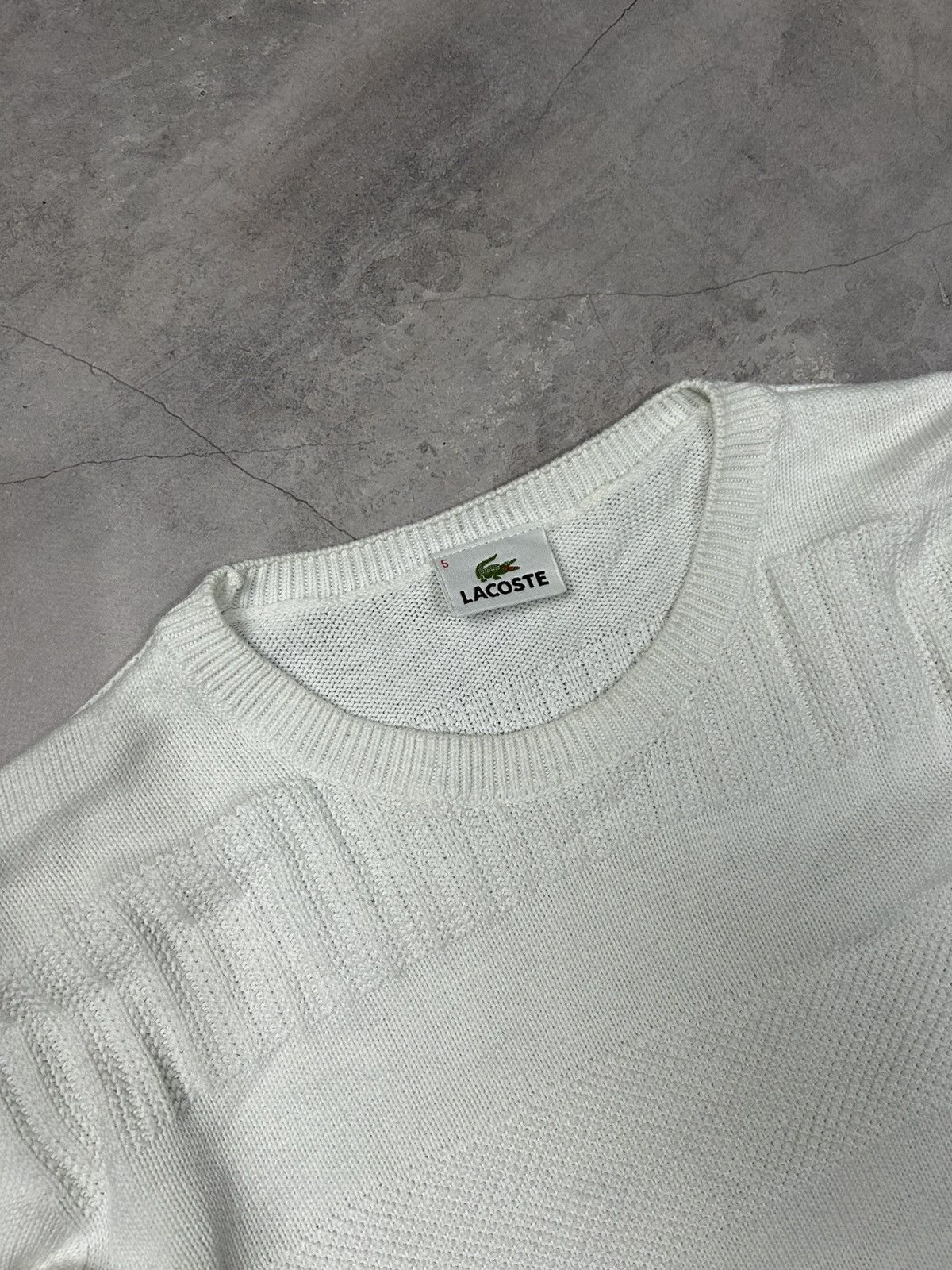 Lacoste × Vintage Vintage Lacoste Knit Sweater Size US M / EU 48-50 / 2 - 8 Thumbnail