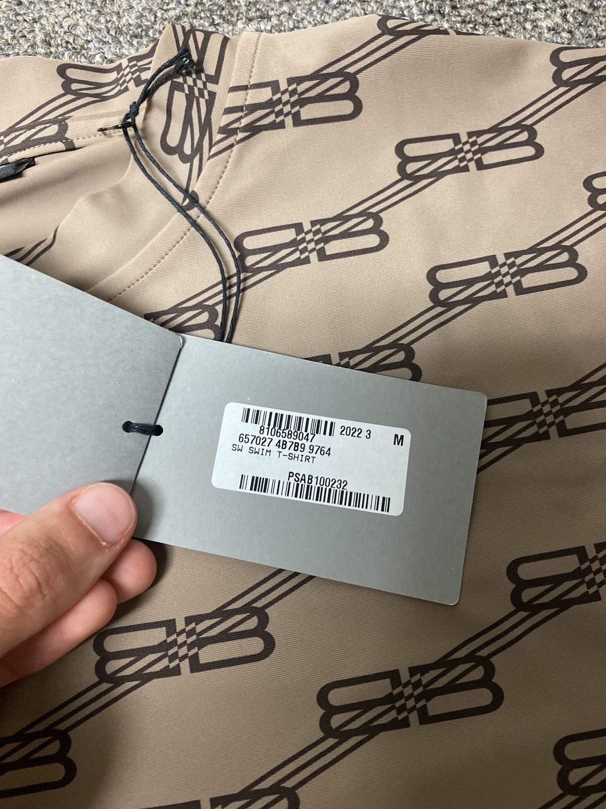 Balenciaga Balenciaga swimwear tee | size M | new Size US M / EU 48-50 / 2 - 10 Thumbnail