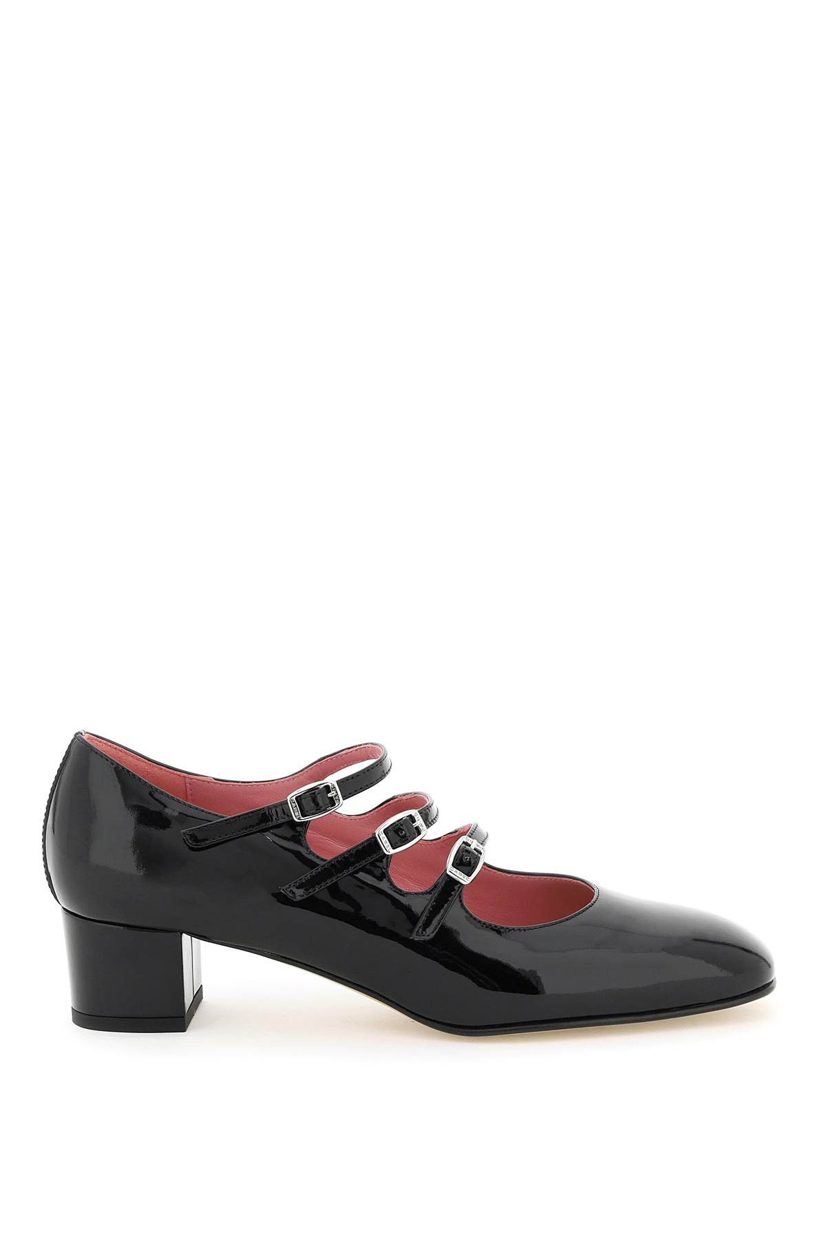 image of Carel Paris Carel Patent Leather Kina Mary Jane Shoes in Noir, Women's (Size 11)