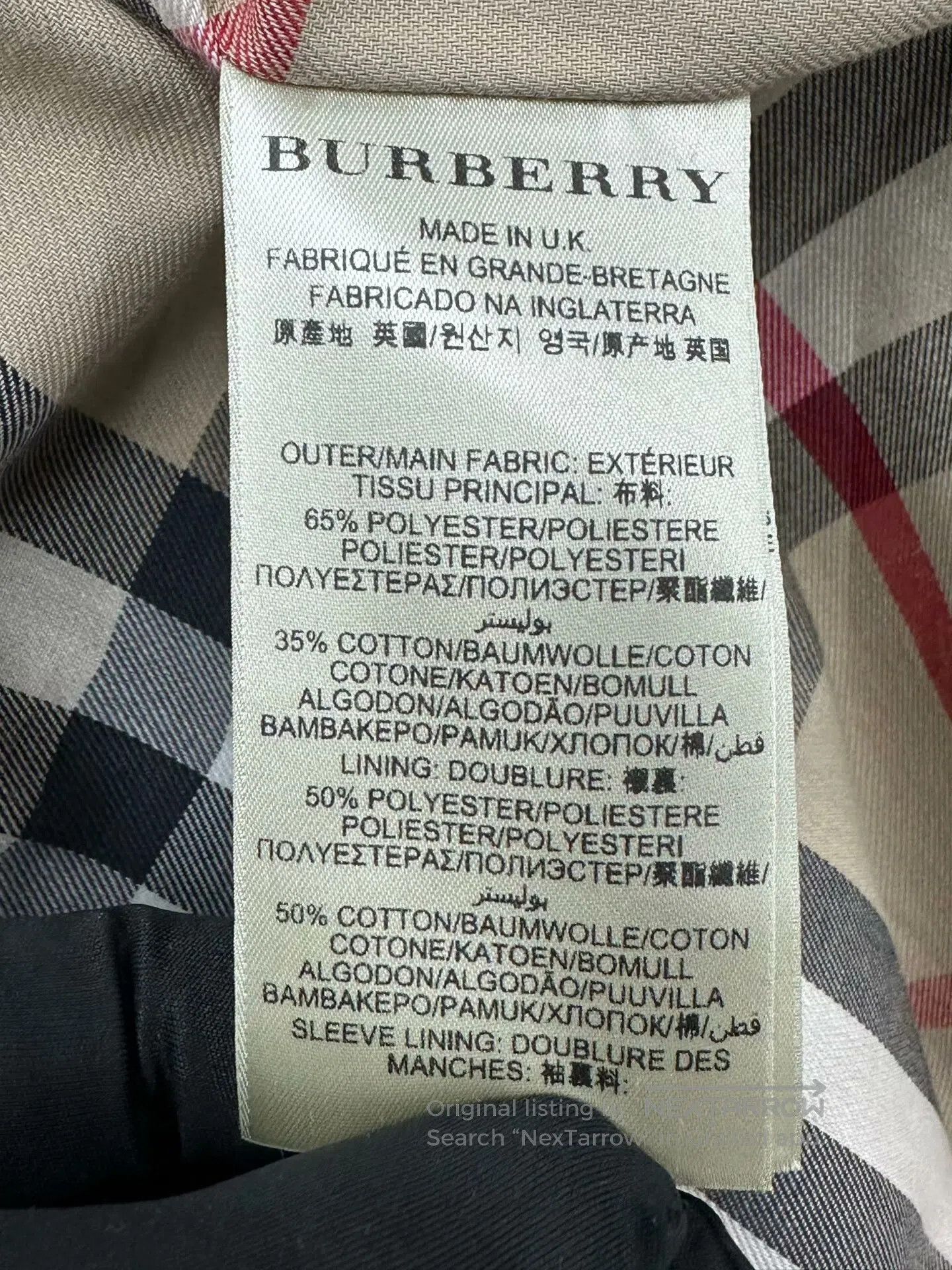 Burberry Burberry Classic Black Double-Breasted Lined Plaid Trench Size XS / US 0-2 / IT 36-38 - 4 Thumbnail