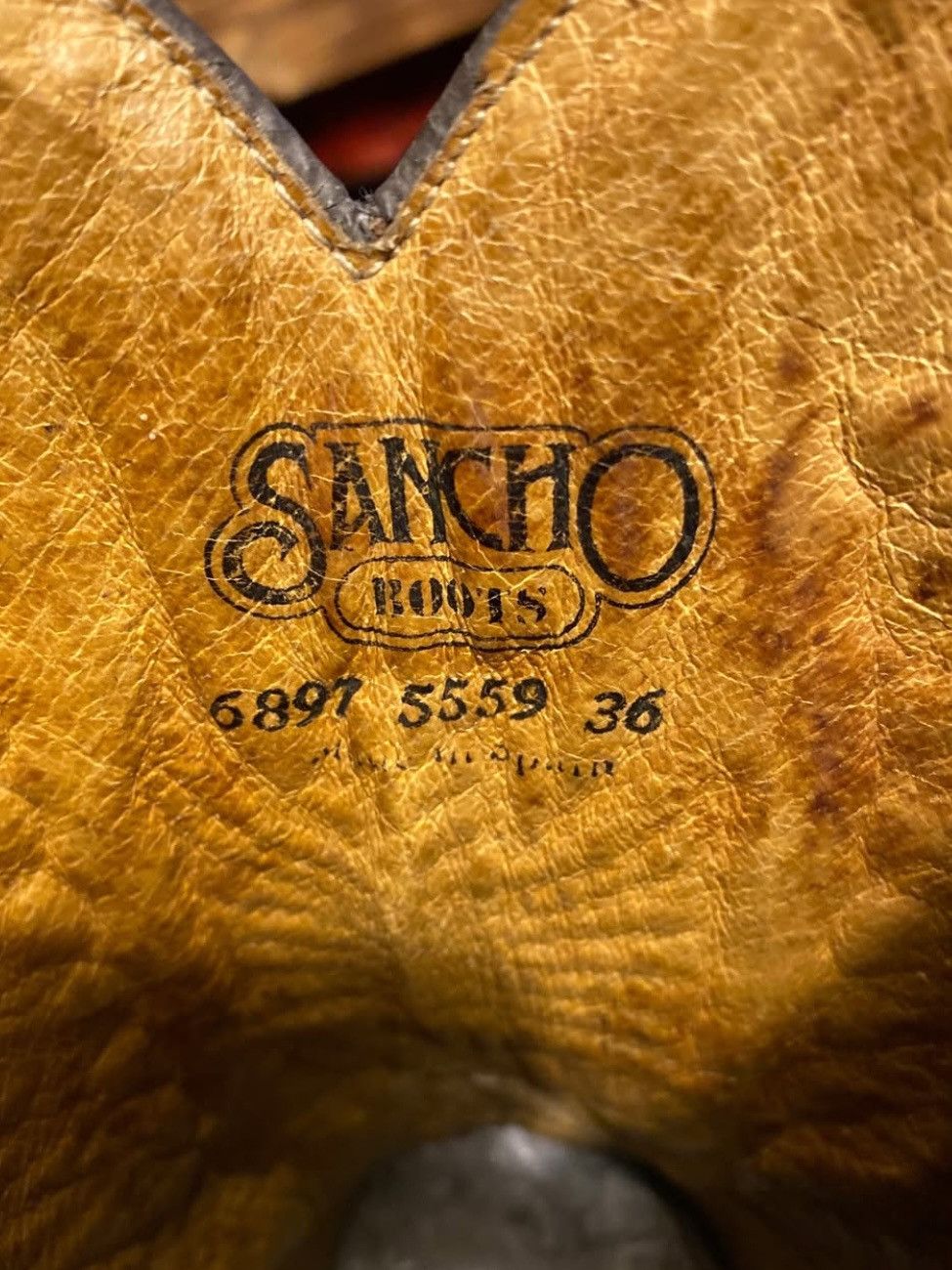 Sancho Boots Cowboy Boots Sancho Brown/ Western boots Sancho/ Texas Boots Size US 6 / IT 36 - 5 Thumbnail