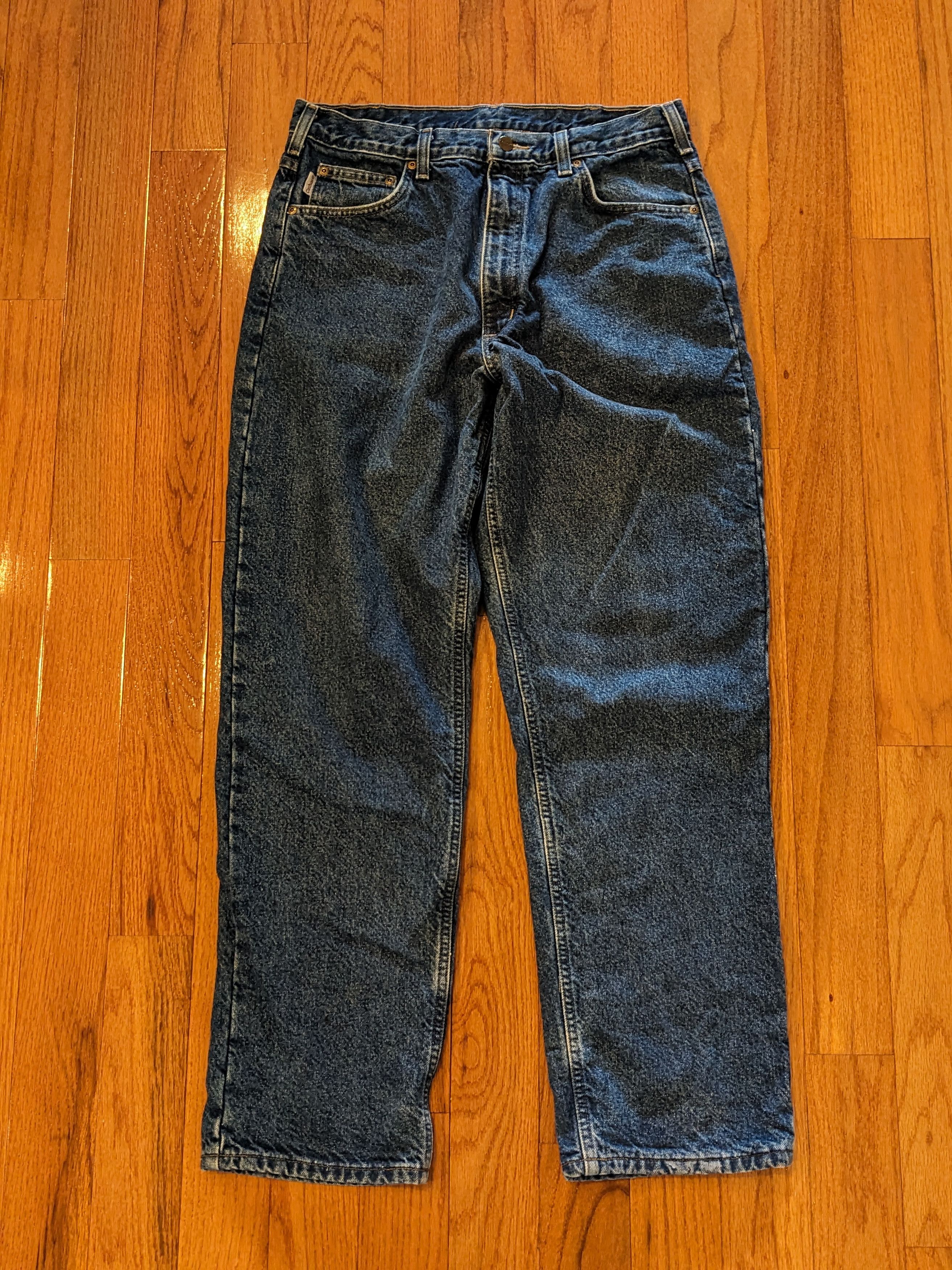 Carhartt × Vintage Carhartt B172 DST 35 x 32 Relaxed Fit Flannel Lined Denim Size US 35 - 5 Thumbnail
