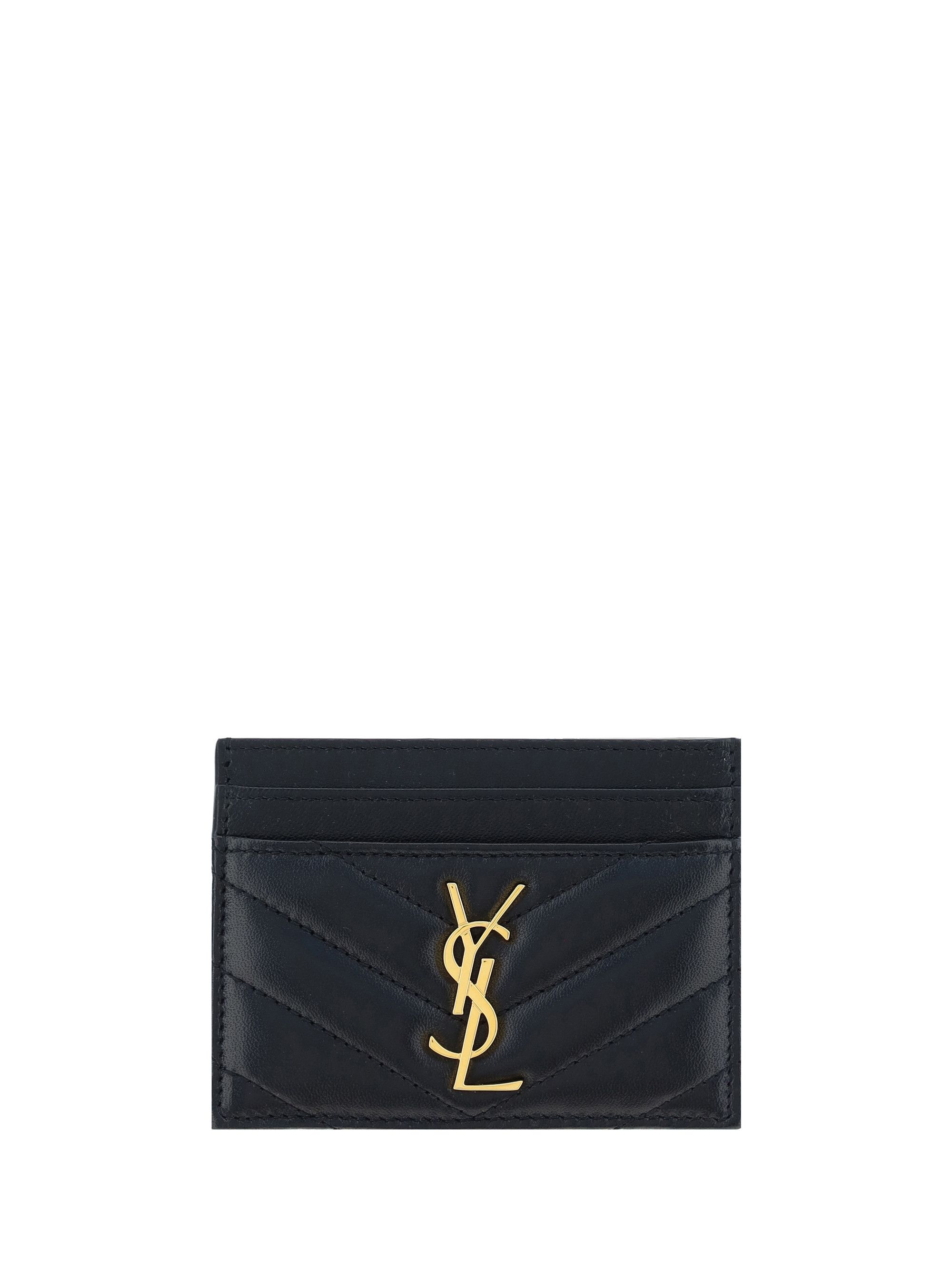 Saint Laurent Paris Lambskin Card Holder Size ONE SIZE - 1 Thumbnail