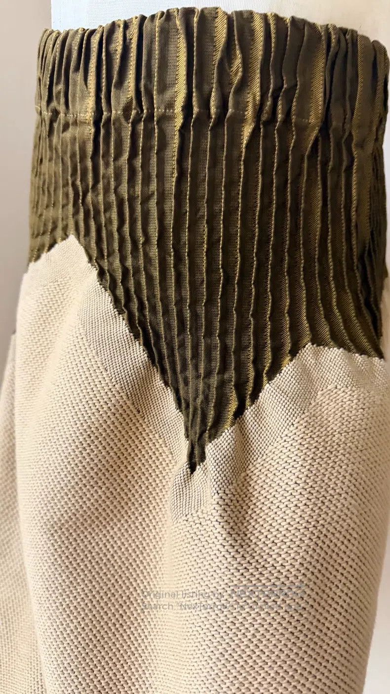 Issey Miyake Issey Miyake Beige Midi Skirt Size 25" / US 0 / IT 36 - 5 Thumbnail