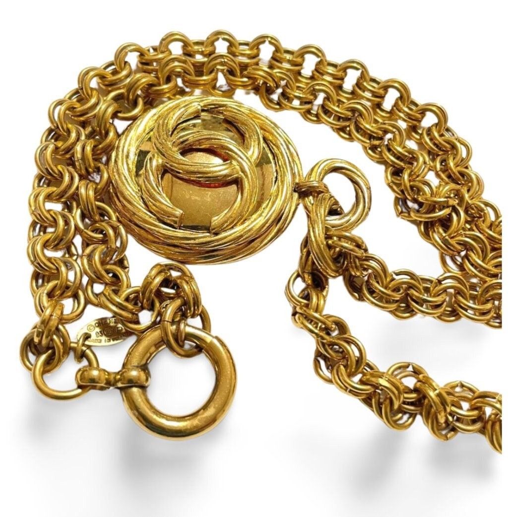 Chanel Vintage CHANEL nice and heavy chain necklace with mirror Size ONE SIZE - 5 Thumbnail
