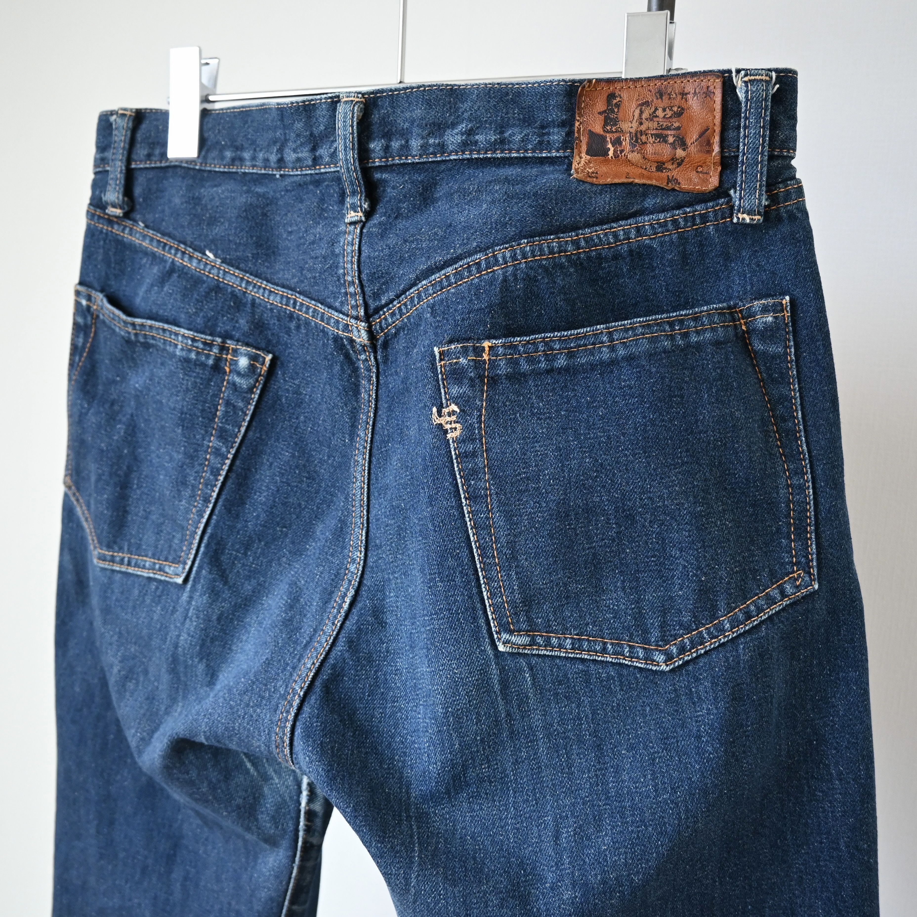 45rpm VTG 1990s 45rpm selvedged indigo denim jeans, made in Japan Size US 32 / EU 48 - 4 Thumbnail