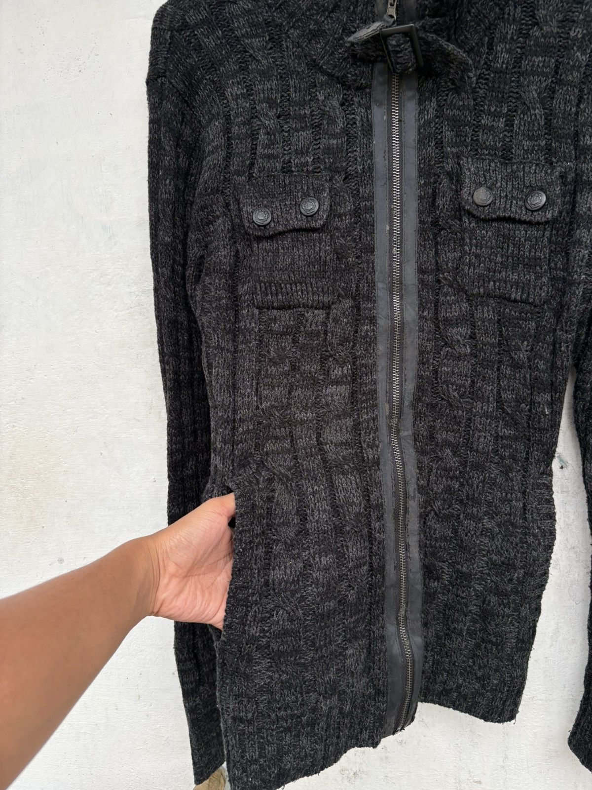 Japanese Brand Mossio Knitwear Fur Jacket Japanese Brand Size US M / EU 48-50 / 2 - 8 Thumbnail