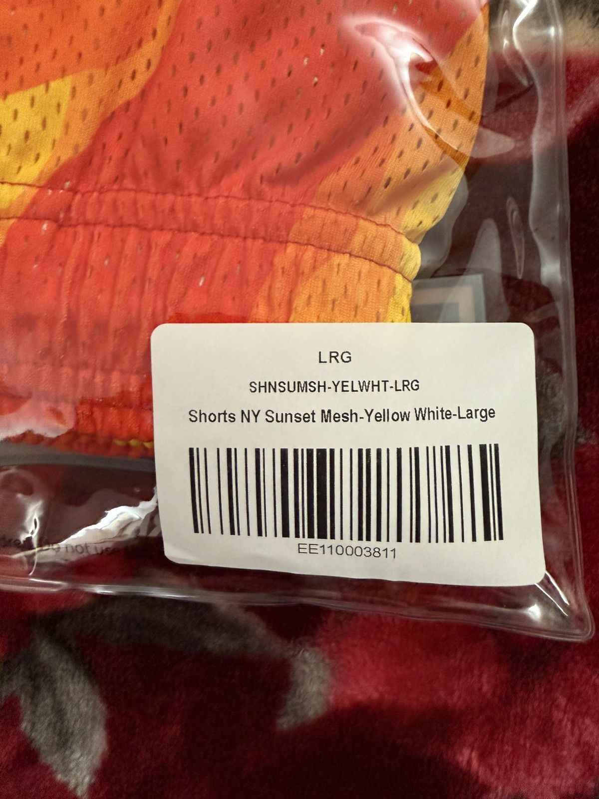 Eric Emanuel Eric Emanuel Basic Short “NYC Sunset Yellow” Size L New🔥 Size US 34 / EU 50 - 7 Thumbnail
