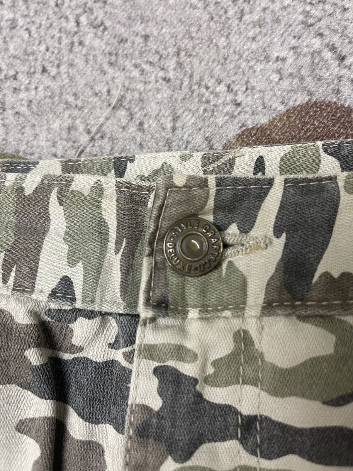 Evisu Vintage Evisu Donna Yamane Camouflage Mini Skirt Size 31" - 10 Thumbnail