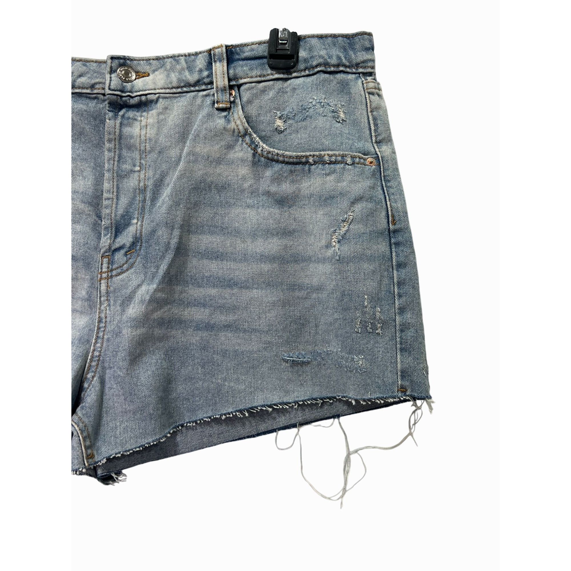 Other Wild Fable - Women's Super - High Rise Cut - Off Jean Denim Size 38" / US 16 / IT 52 - 14 Thumbnail
