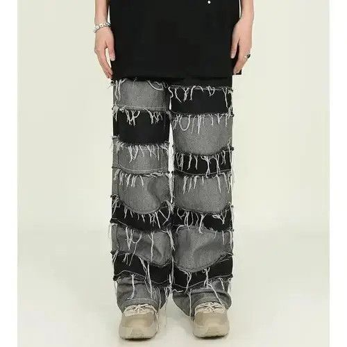 Japanese Brand × Jean jeans raw edge done old Size US 32 / EU 48 - 1 Thumbnail