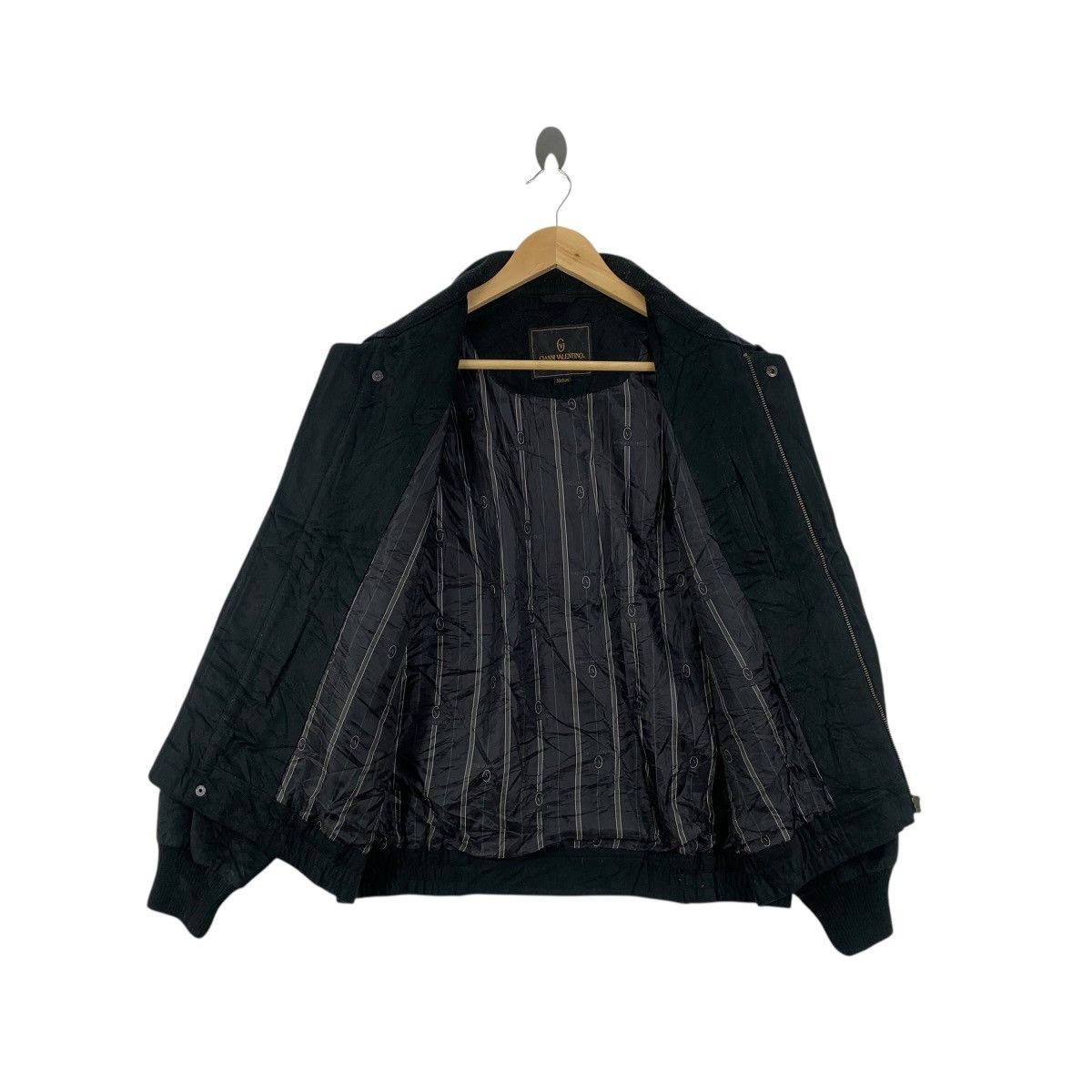 Gianni Valentino Vintage GIANNI VALENTINO ITALY Velvet Varsity Stadium Jacket Size US M / EU 48-50 / 2 - 7 Thumbnail