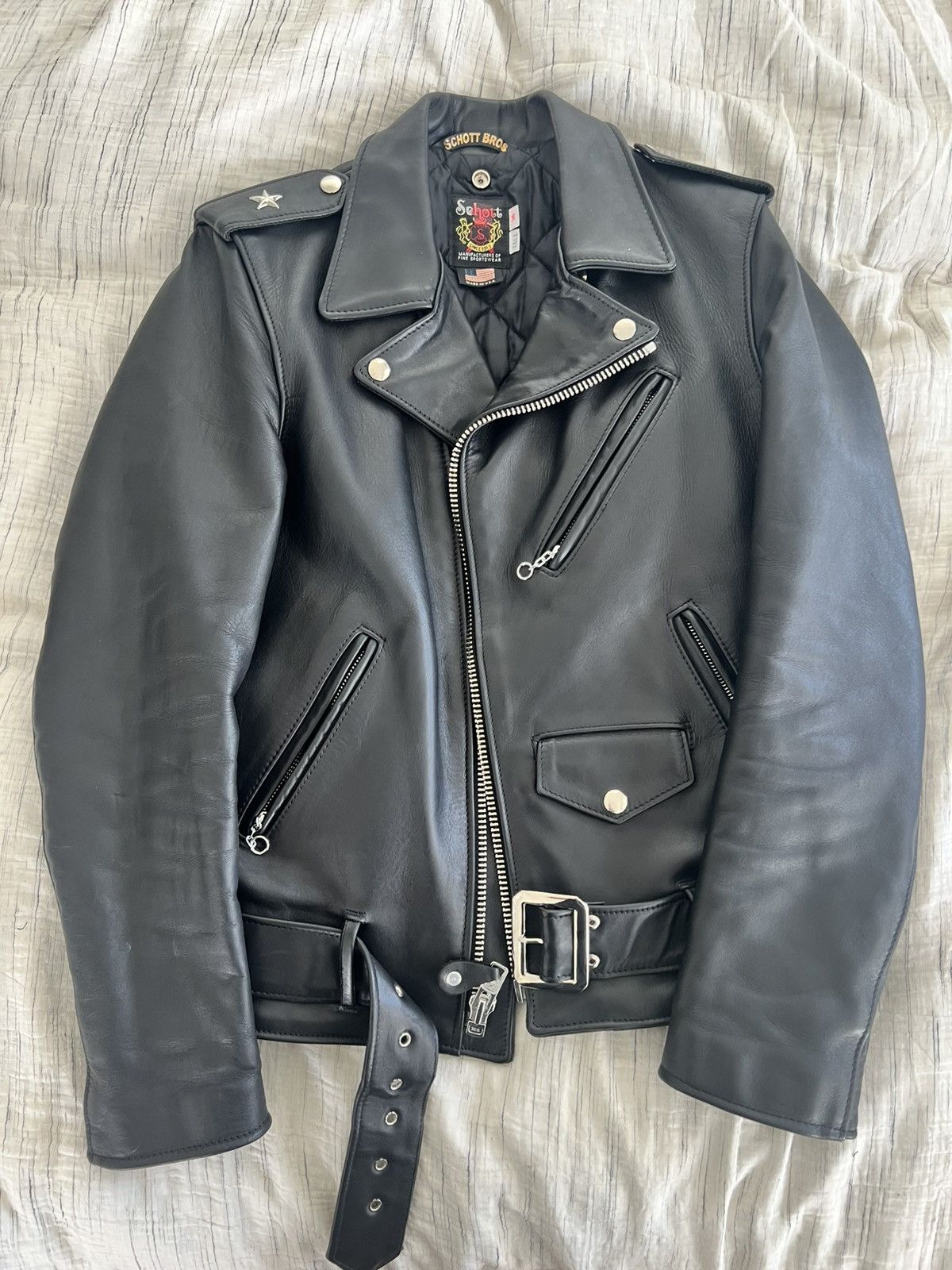 Schott Schott Perfecto 613UST (Tall) Onestar Size US S / EU 44-46 / 1 - 1 Thumbnail