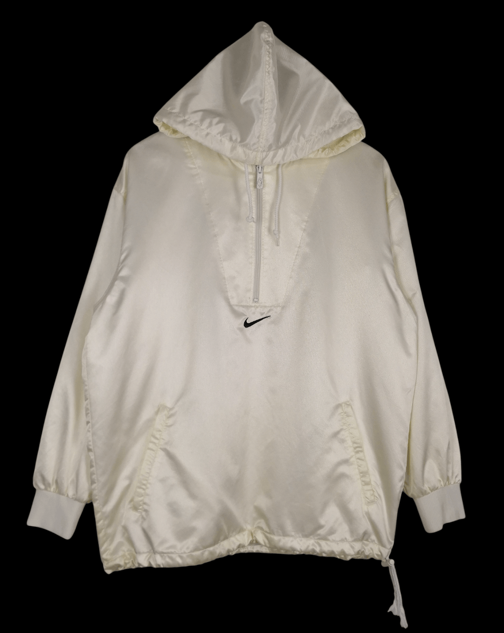 Nike Vintage 90s Nike Center Swoosh Hoodie Jacket Anorak Size US L / EU 52-54 / 3 - 1 Thumbnail