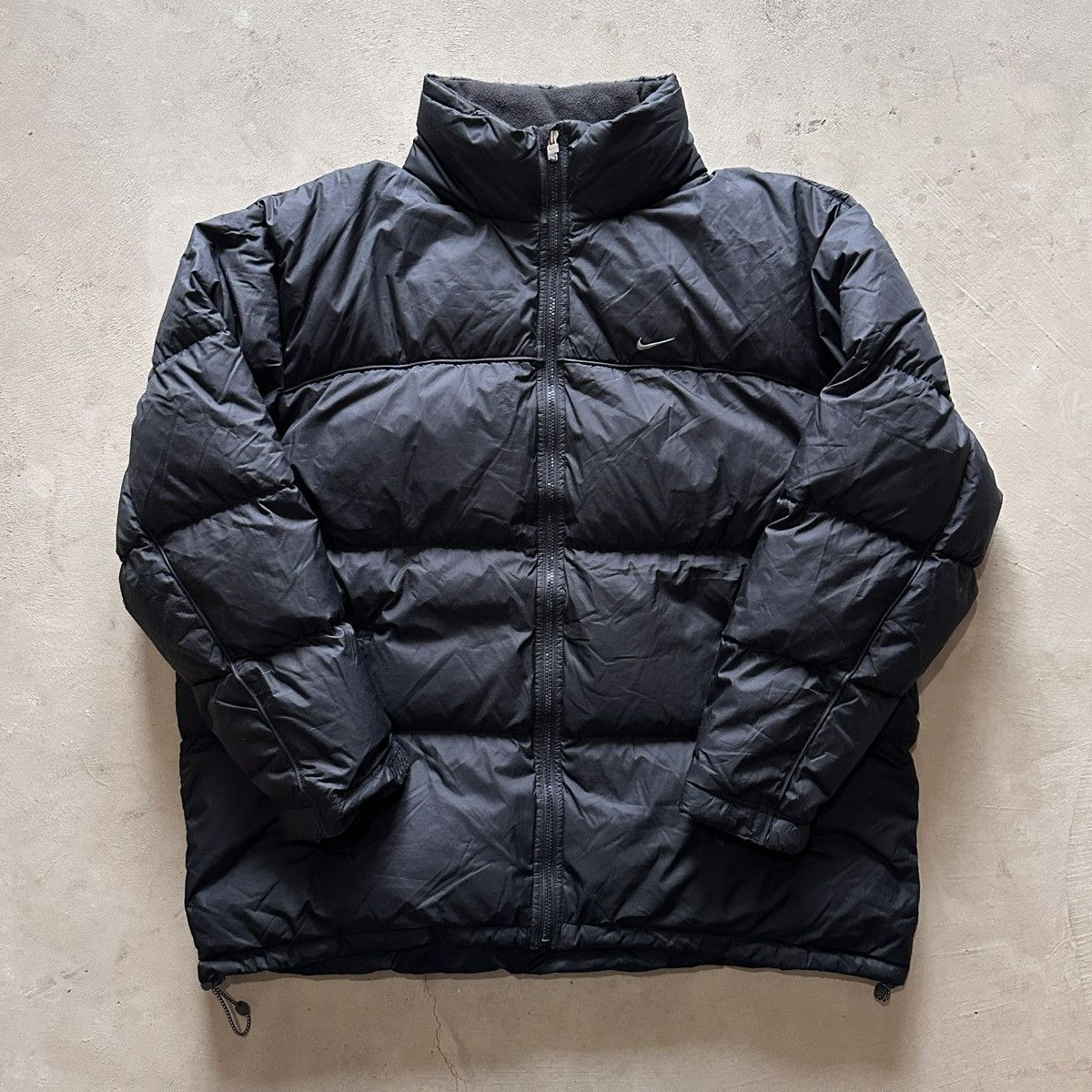 Nike vintage y2k nike black puffer jacket Size US XL / EU 56 / 4 - 1 Thumbnail