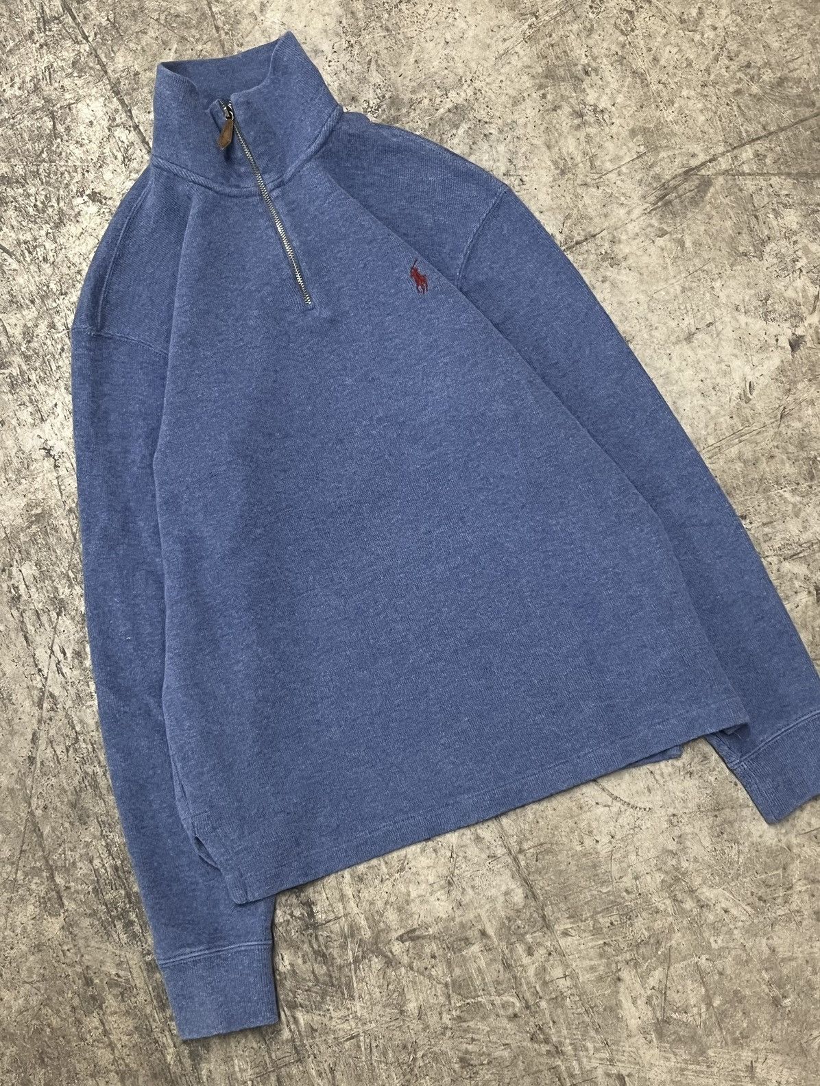 Polo Ralph Lauren × Vintage Polo Ralph Lauren vintage 1/4 zip sweatshirt preppy hype Size US S / EU 44-46 / 1 - 1 Thumbnail